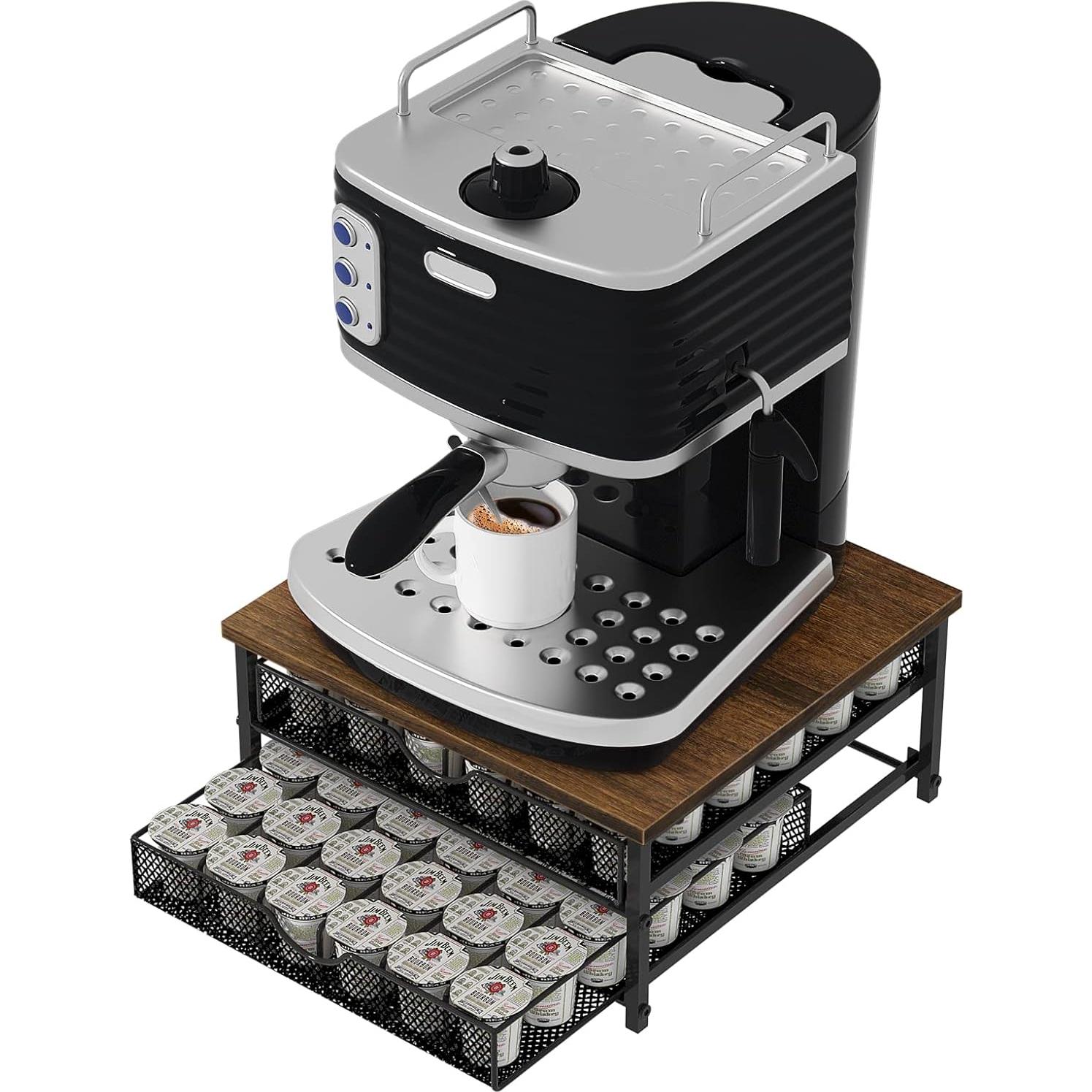 Soporte para Cápsulas de Café NANANARDOSO Negro 72 Unidades