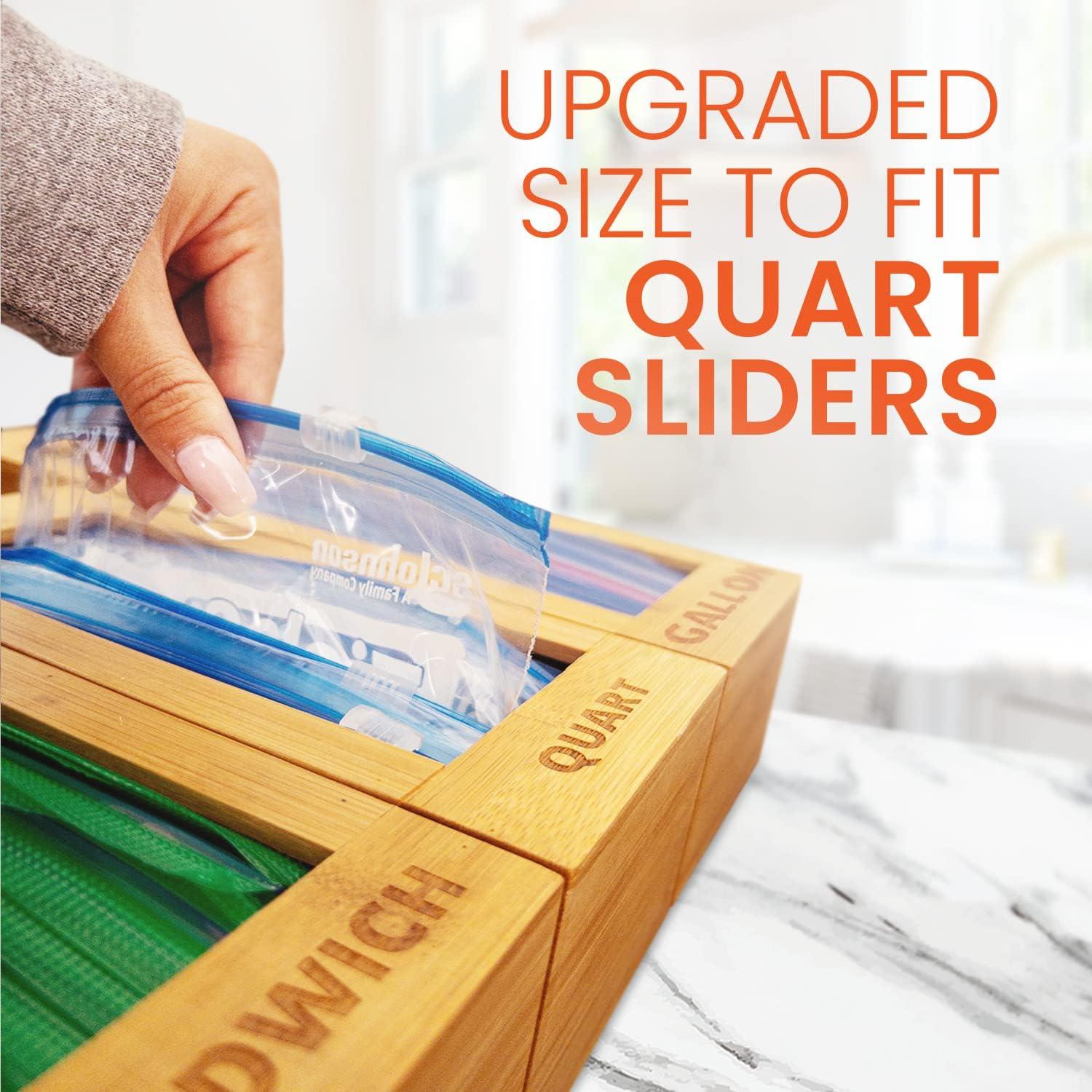 Organizador de Bolsas de Plástico mHomeAid - Bambú 33.5x30.99cm