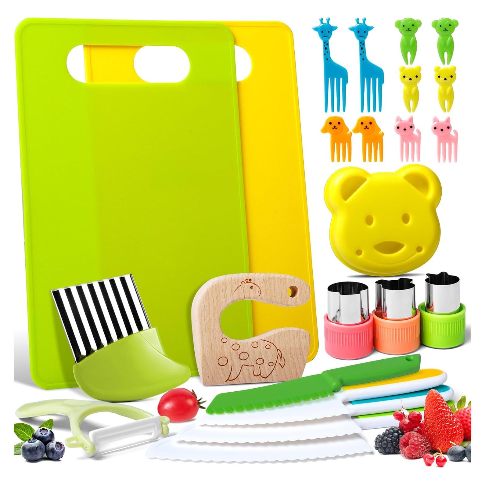 Juego de Cocina para Niños Reaeon 23 Piezas Seguro y Divertido