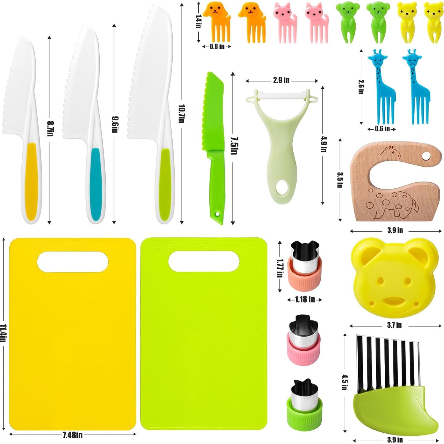 Juego de Cocina para Niños Reaeon 23 Piezas Seguro y Divertido