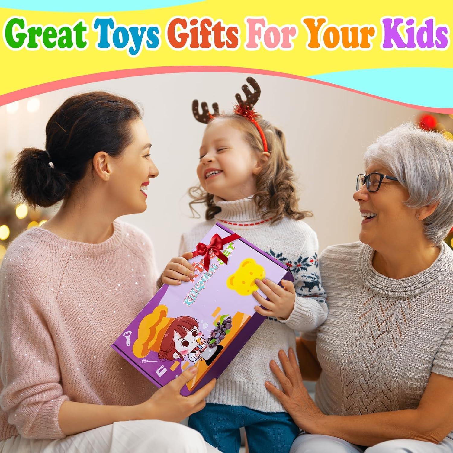 Juego de Cocina para Niños Reaeon 23 Piezas Seguro y Divertido