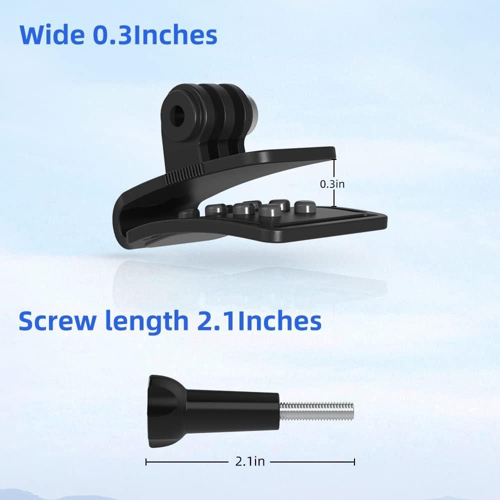 Clip de Montaje SOH para Gorra de Béisbol GoPro Negro