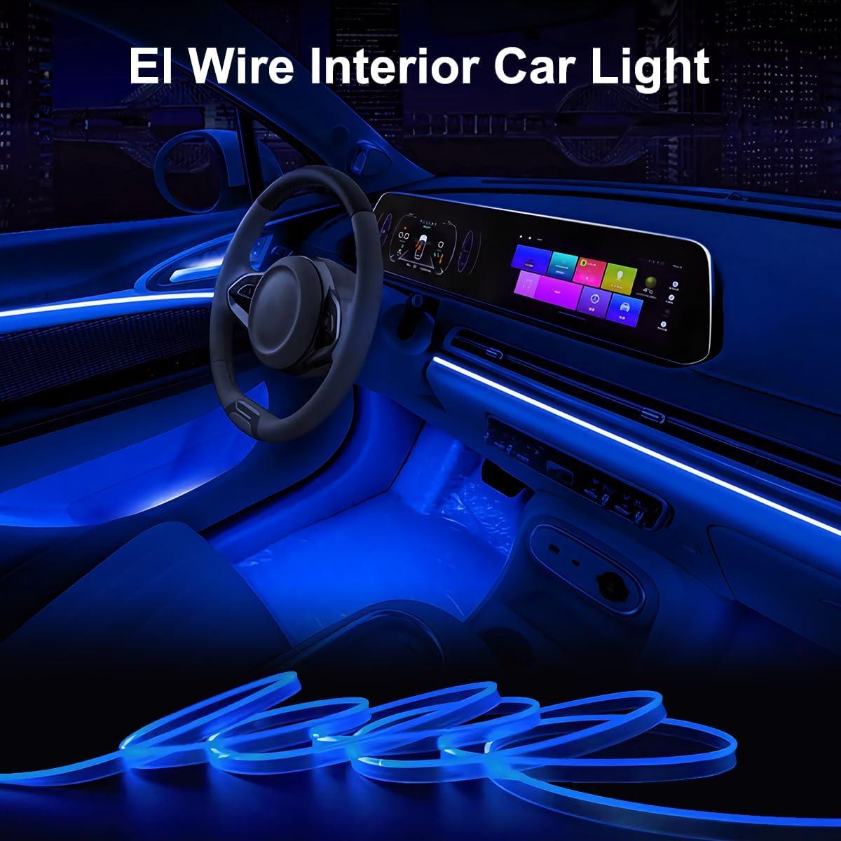 Tira de luces LED QVEVDACAR 5m USB Azul para interiores