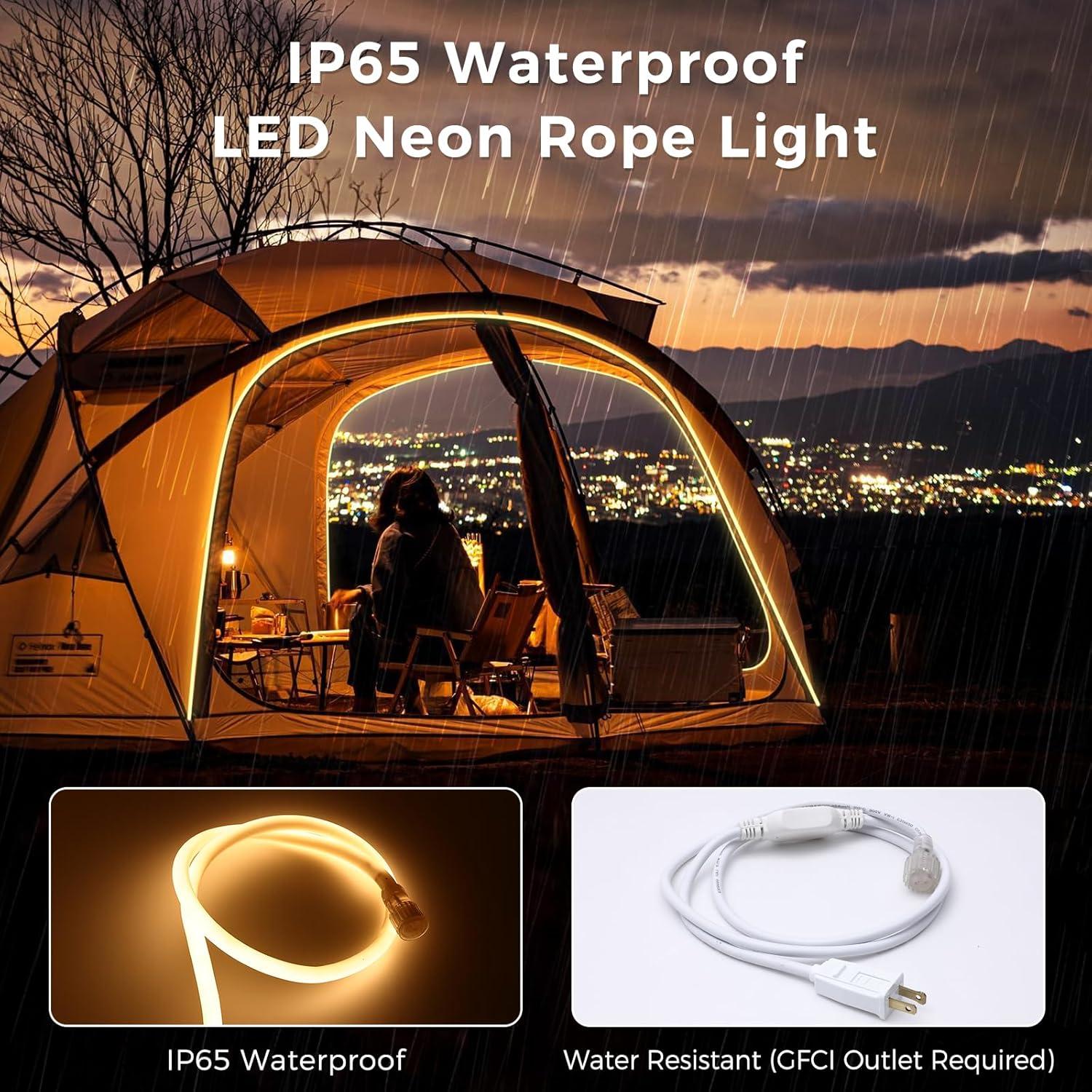 Luz de Cuerda LED BrightLux 5m Blanca Cálida 2700K Conectable