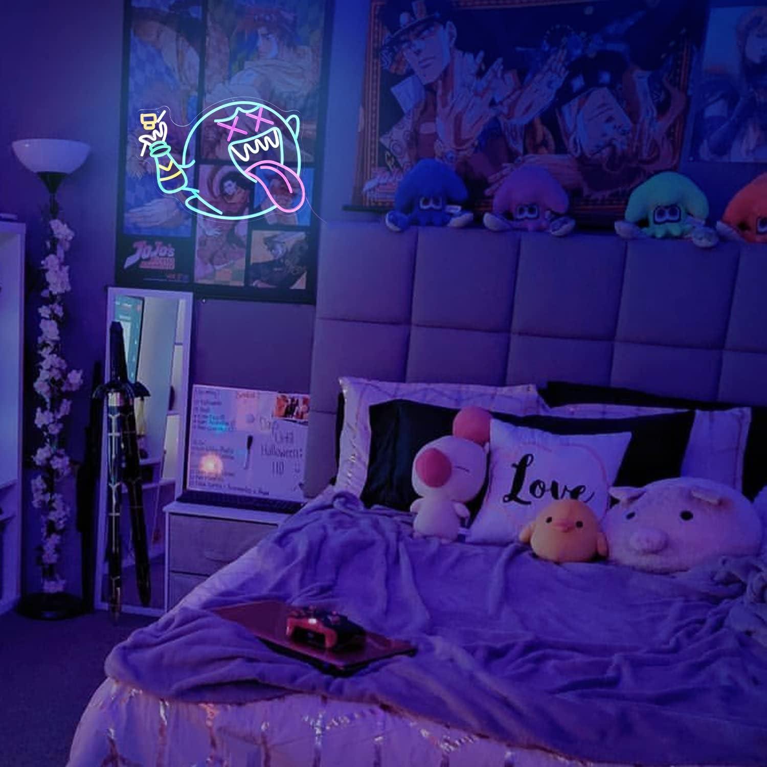 Luz de Neón Fantasma Alkkign 42x32 cm LED Decorativa