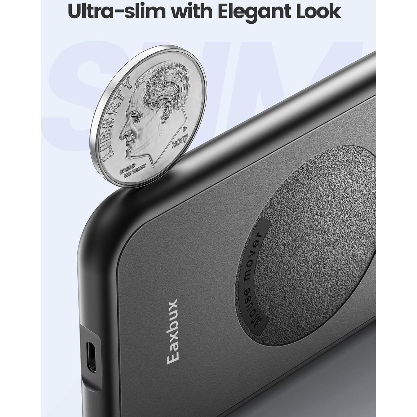 Mouse Jiggler EAXBUX Ultra Delgado 100% Indetectable Negro