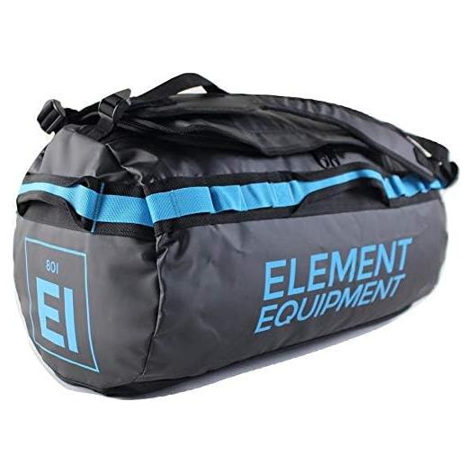 Bolsa de Duffel Element Trailhead 30L Impermeable Negra/Azul