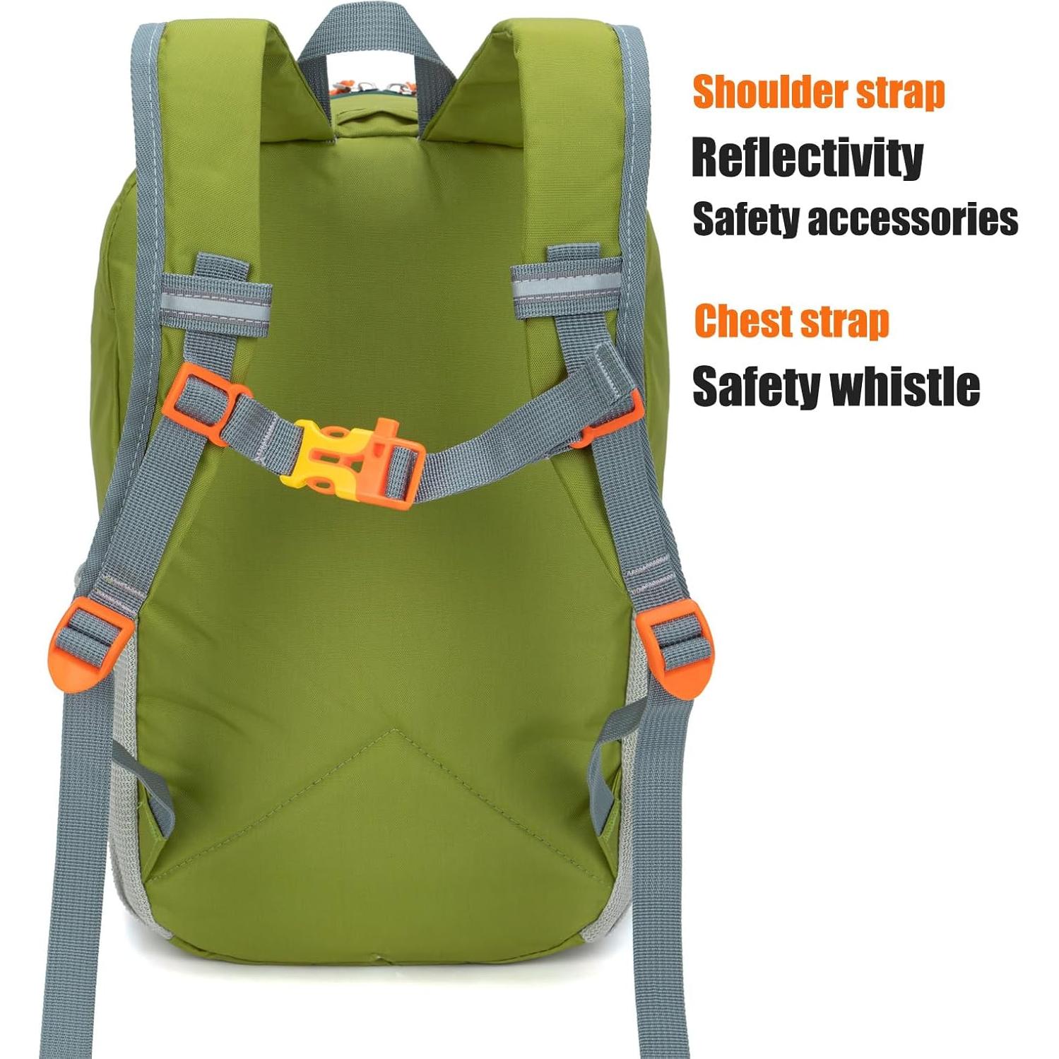 Mochila de senderismo Ivygreen para niños pequeños 14L Verde