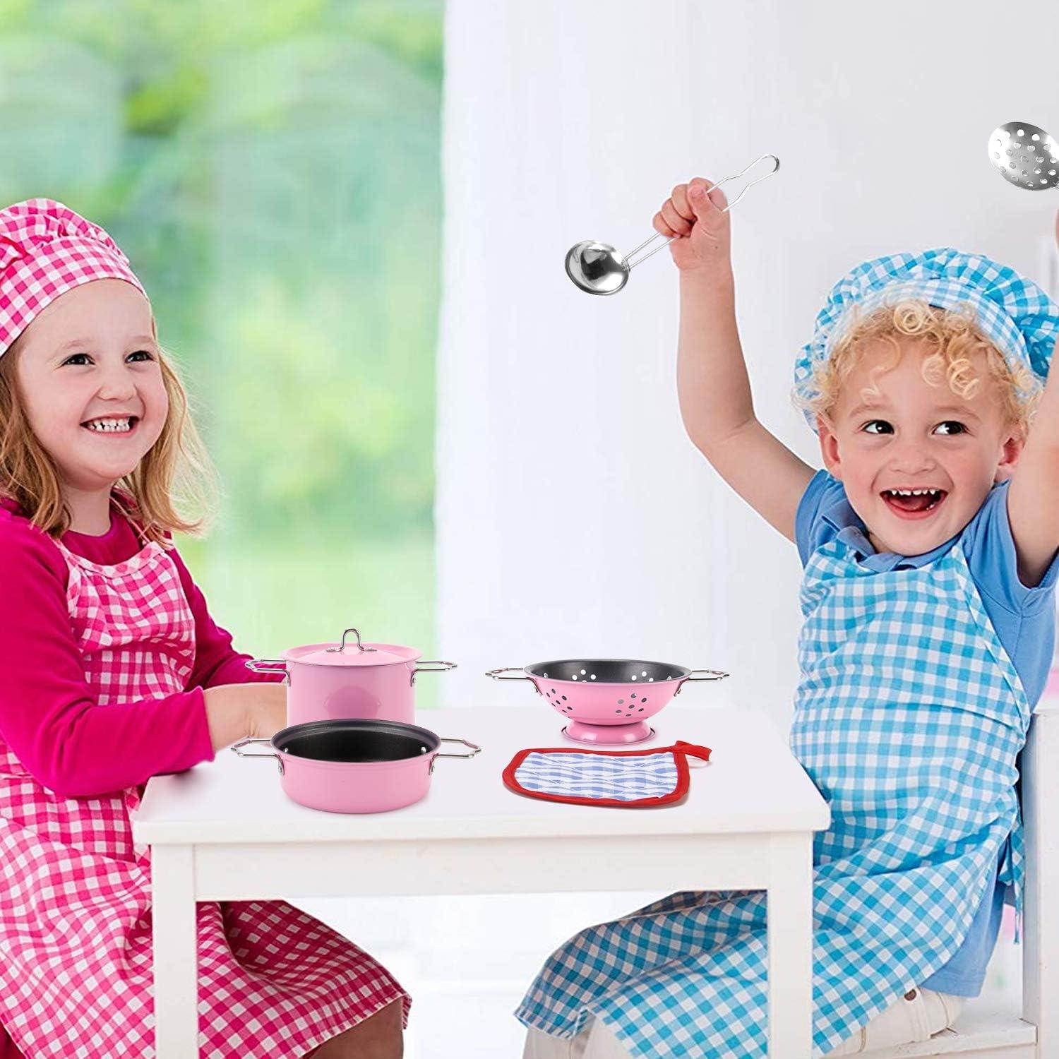 Set de Cocina para Niños Liberty Imports 11 Piezas Rosa