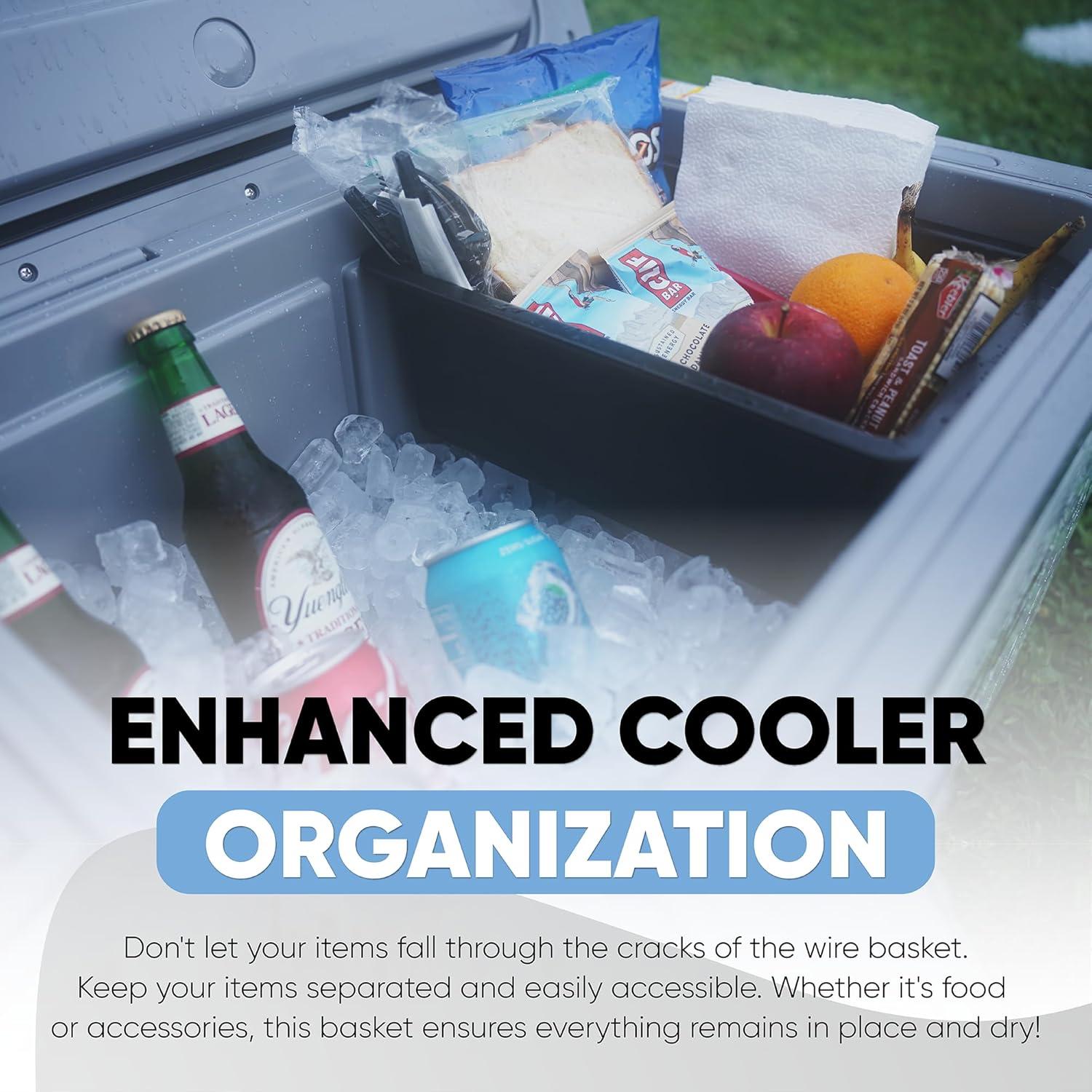 Cesta Seca Jmoe USA para Enfriador RTIC 52QT - Plástico BPA Libre