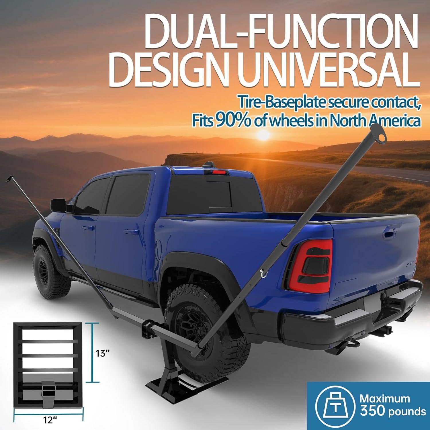 Soporte de Hamaca CROSSHIP para Neumáticos y Enganche 158.76kg