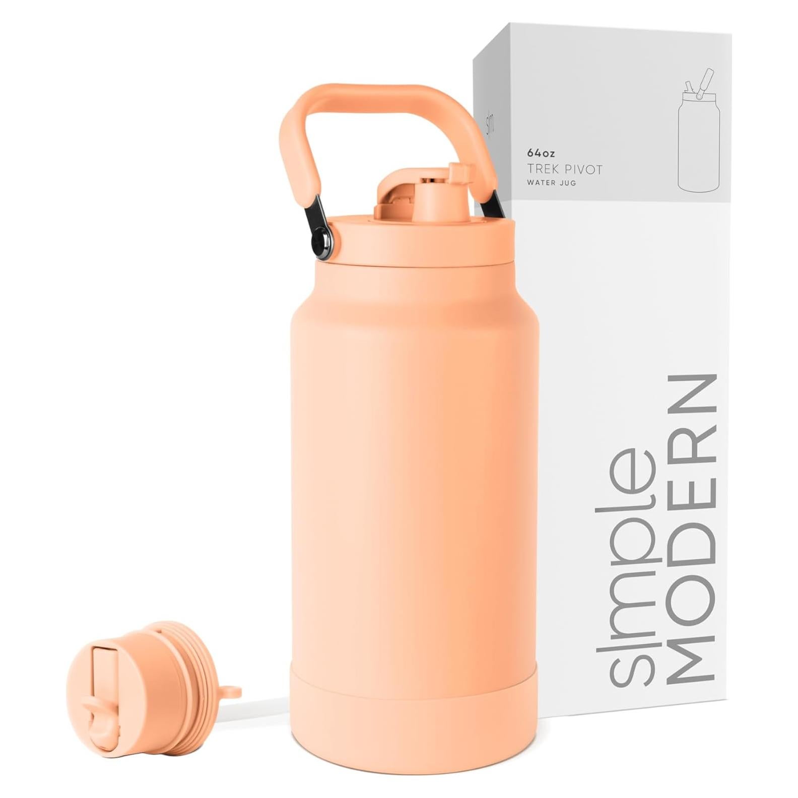 Jarra de Agua Simple Modern Trek Pivot 1.89L Acero Inoxidable