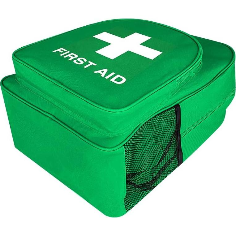 Mochila de Primeros Auxilios Vacía Verde 40x30x15 cm