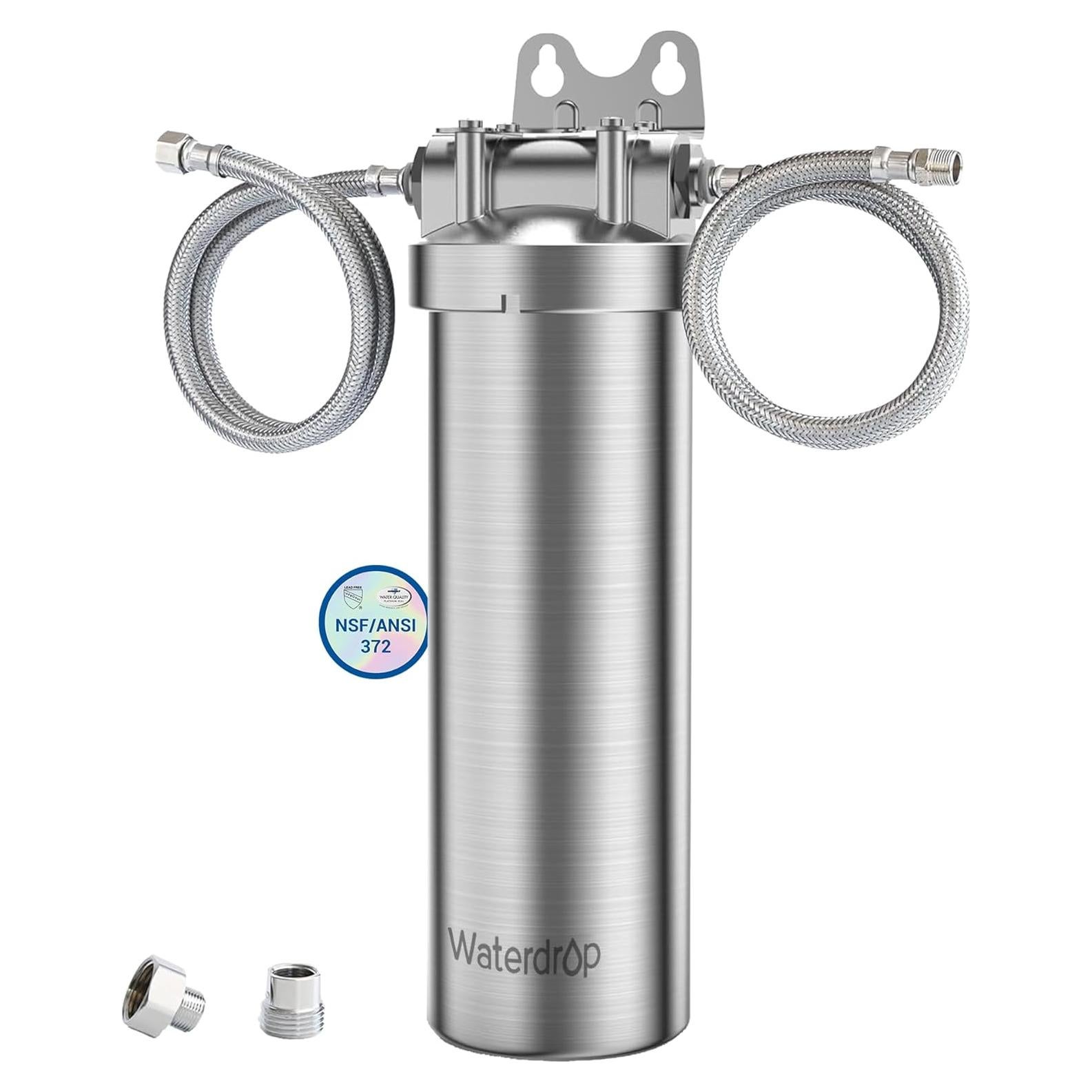 Filtro de Agua Bajo Fregadero Waterdrop WD-8008A Acero Inoxidable