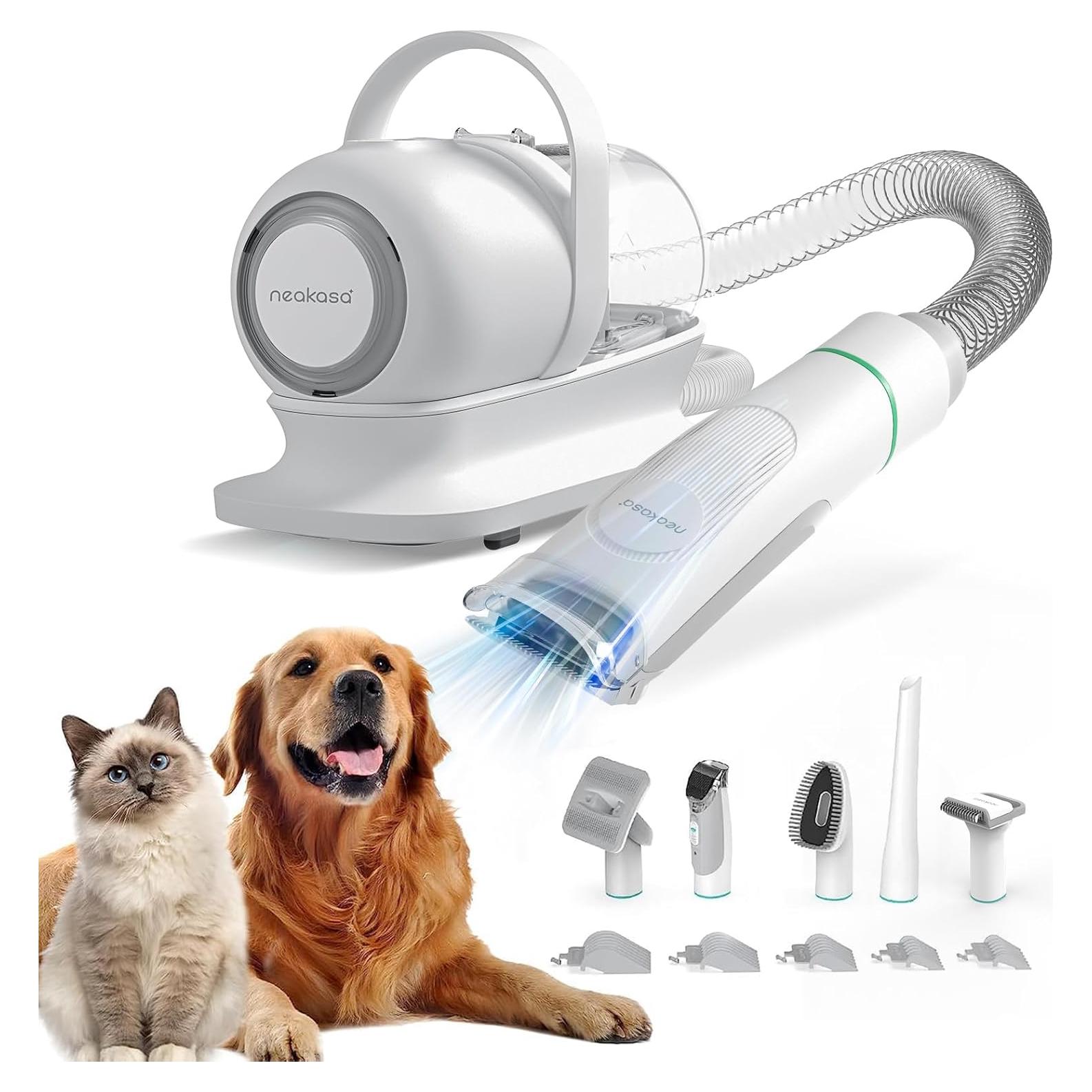 Kit de Aseo para Mascotas Neabot P1 Pro con Aspiradora 5 Herramientas