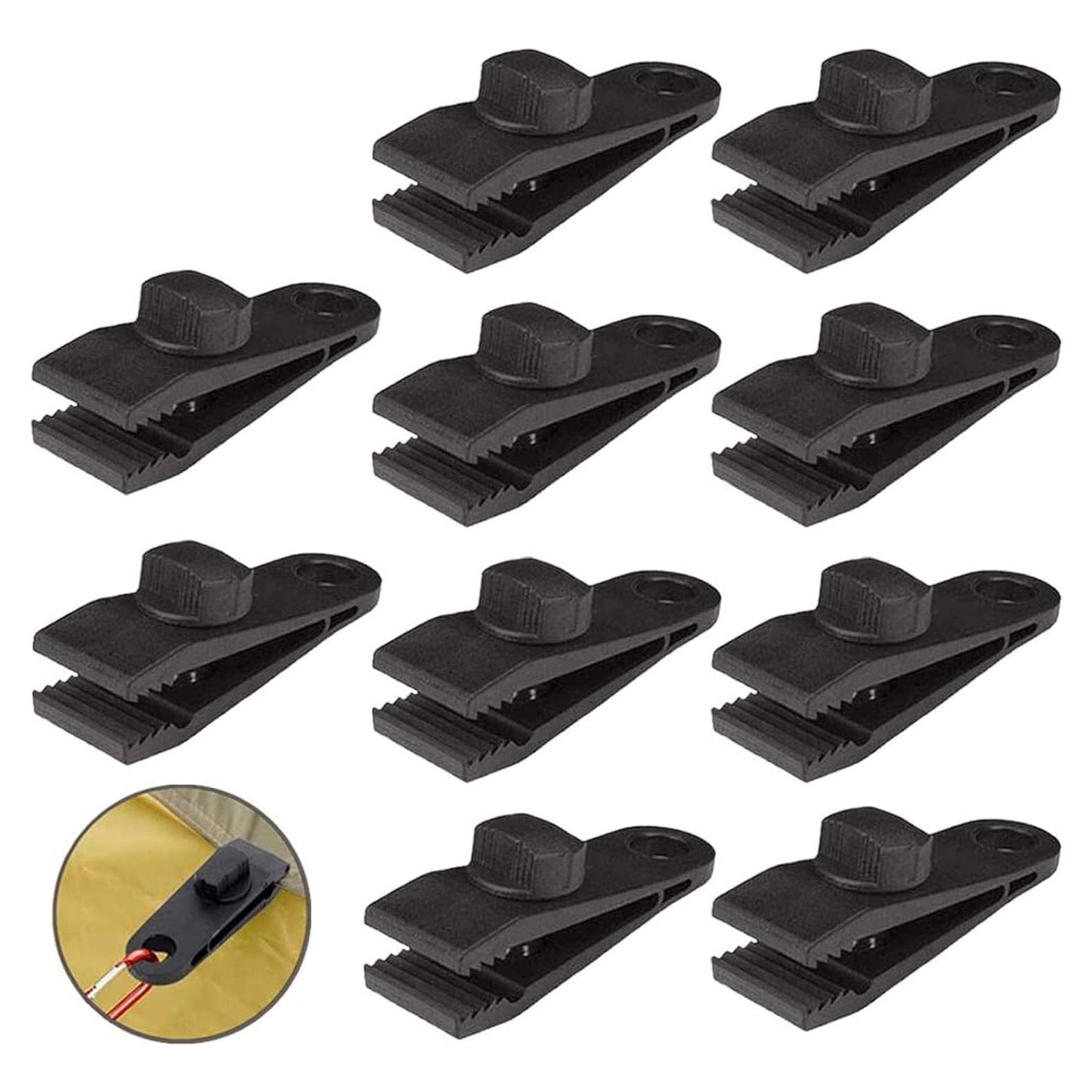 Clips de Lona HengLiSam 10 Pcs Alta Resistencia 8.26 cm