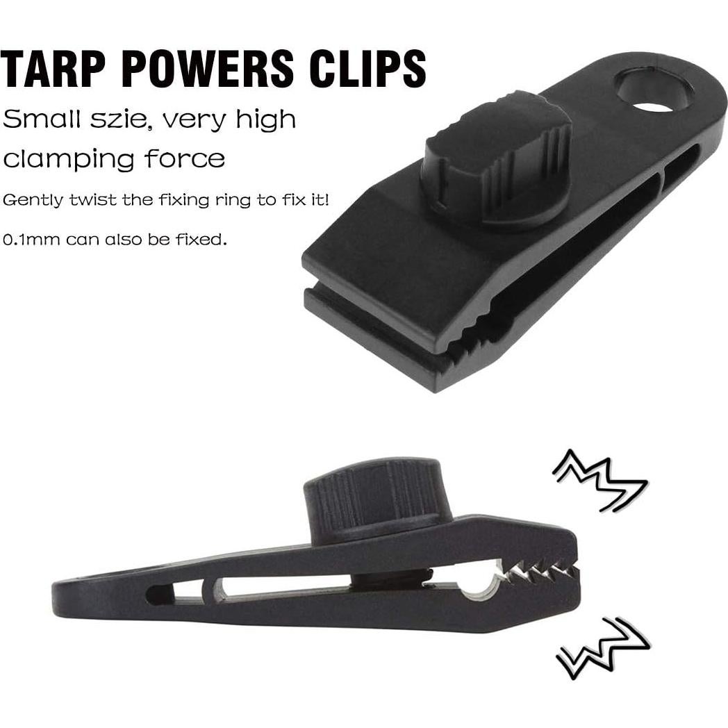 Clips de Lona HengLiSam 10 Pcs Alta Resistencia 8.26 cm