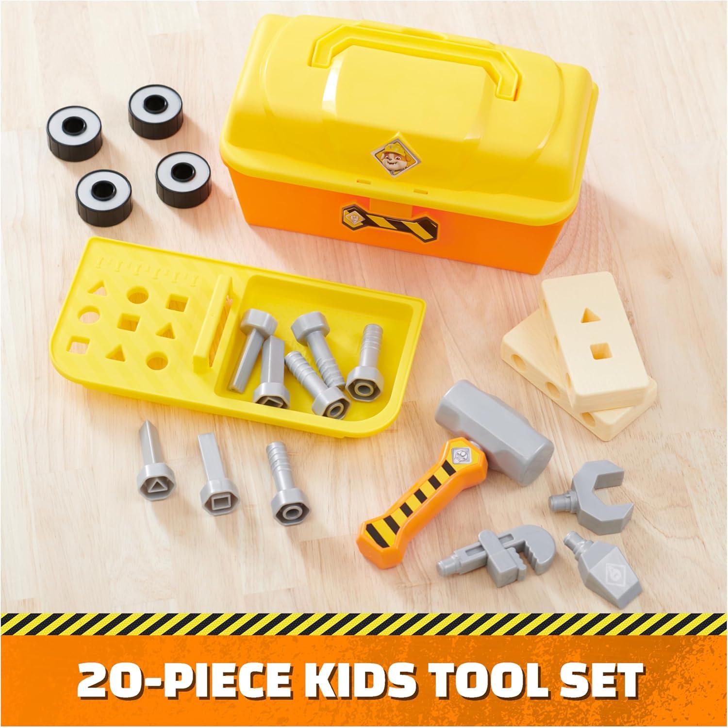 Caja de Herramientas Rubble & Crew Spin Master 20 Piezas