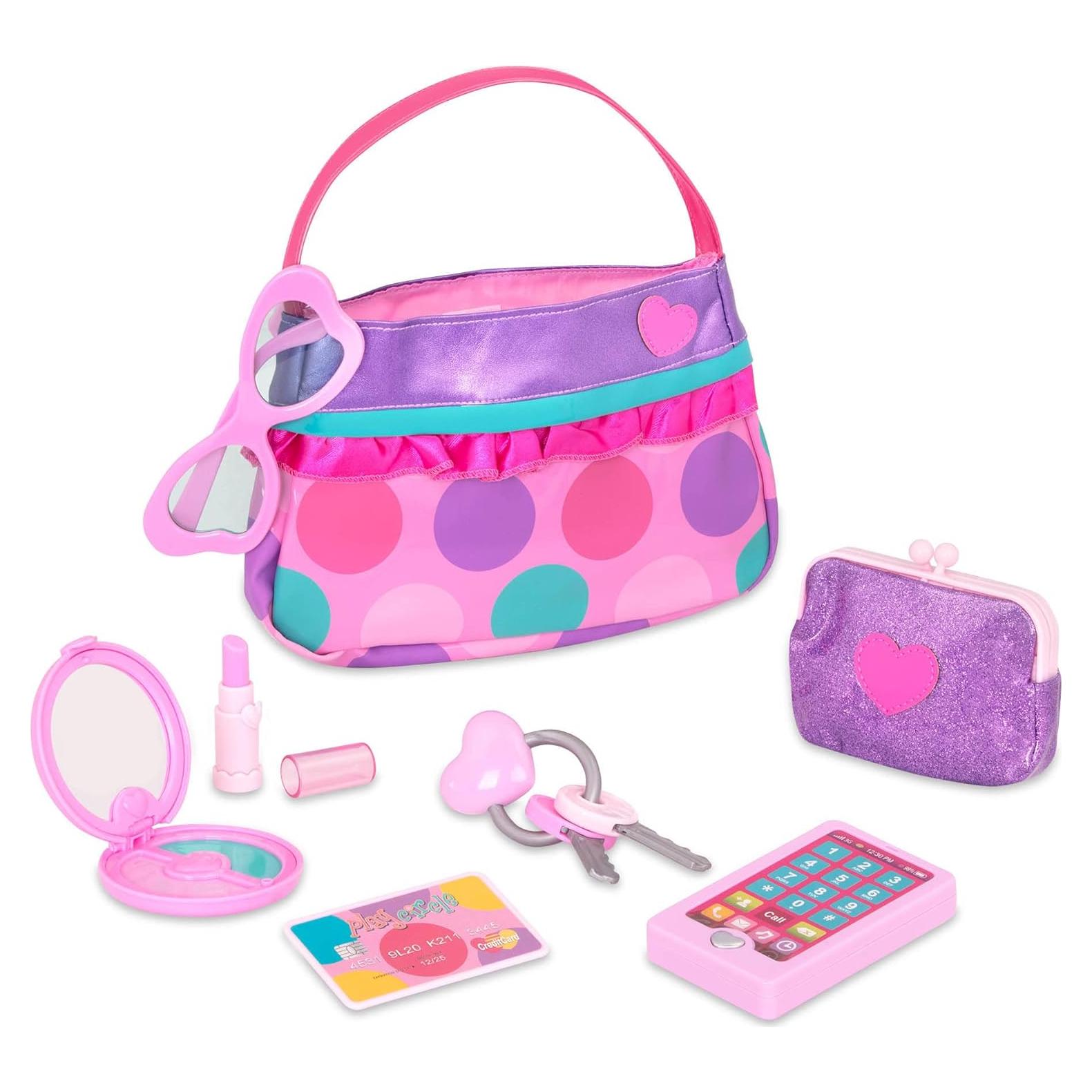 Set de Maquillaje y Bolso de Princesa Play Circle - 8 Piezas