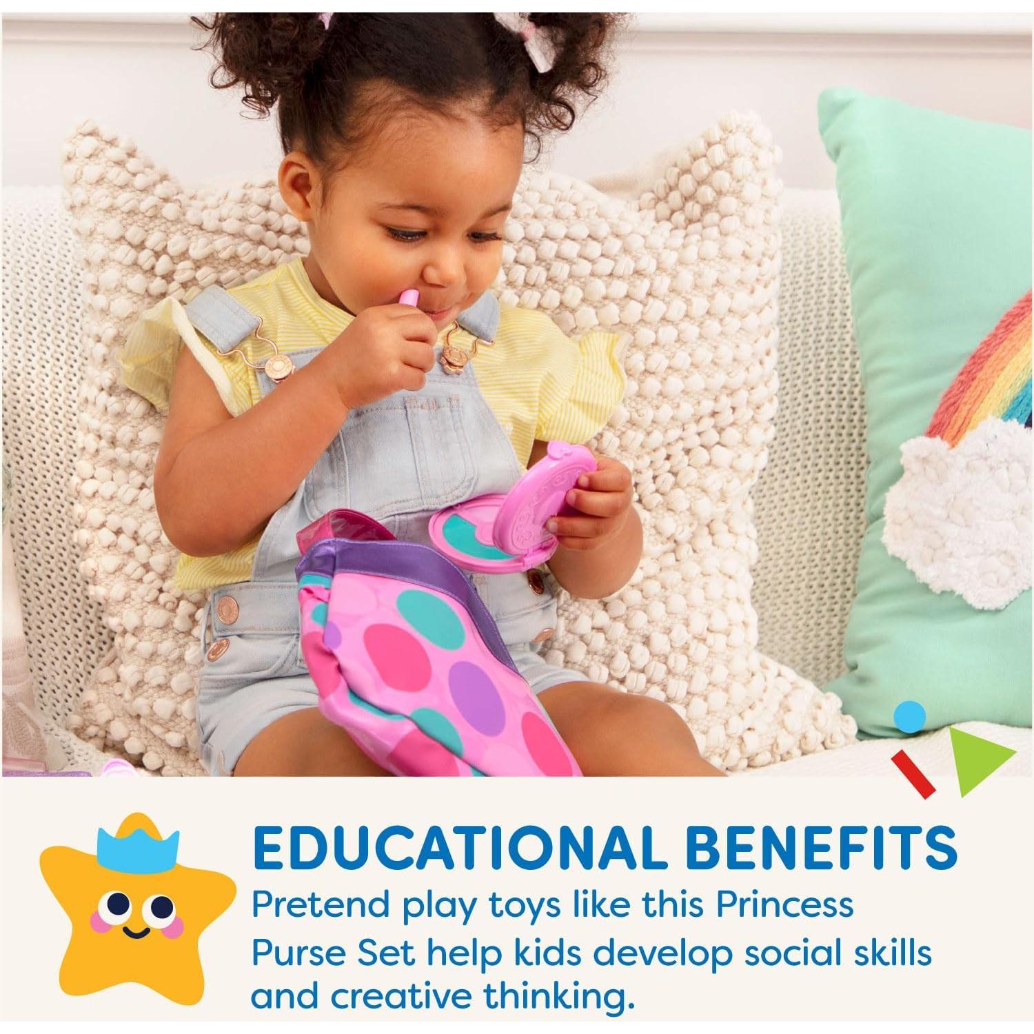 Set de Maquillaje y Bolso de Princesa Play Circle - 8 Piezas