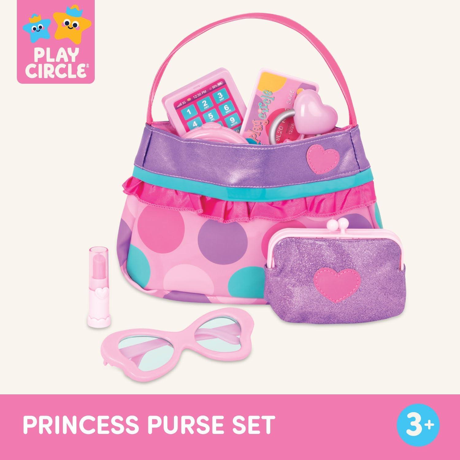 Set de Maquillaje y Bolso de Princesa Play Circle - 8 Piezas