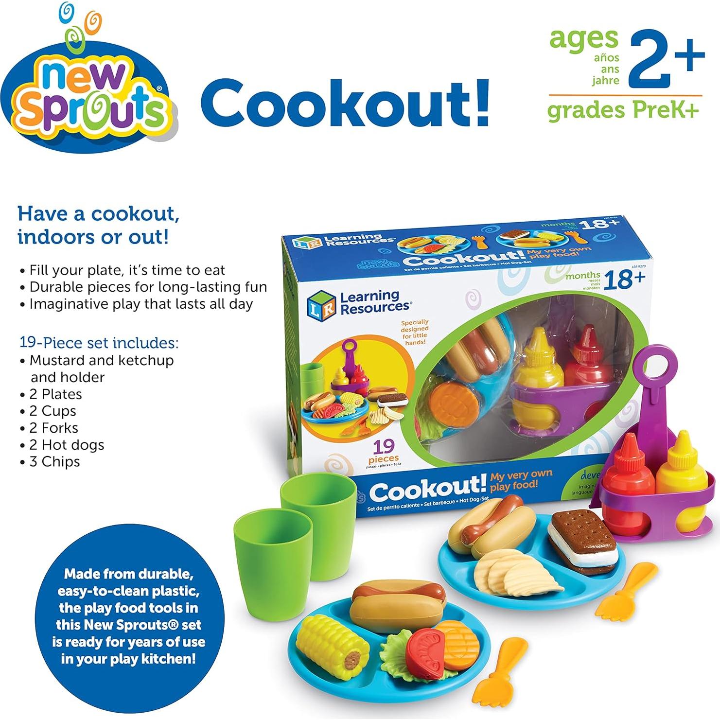 Set de Barbacoa Learning Resources 19 Piezas 0.64 kg