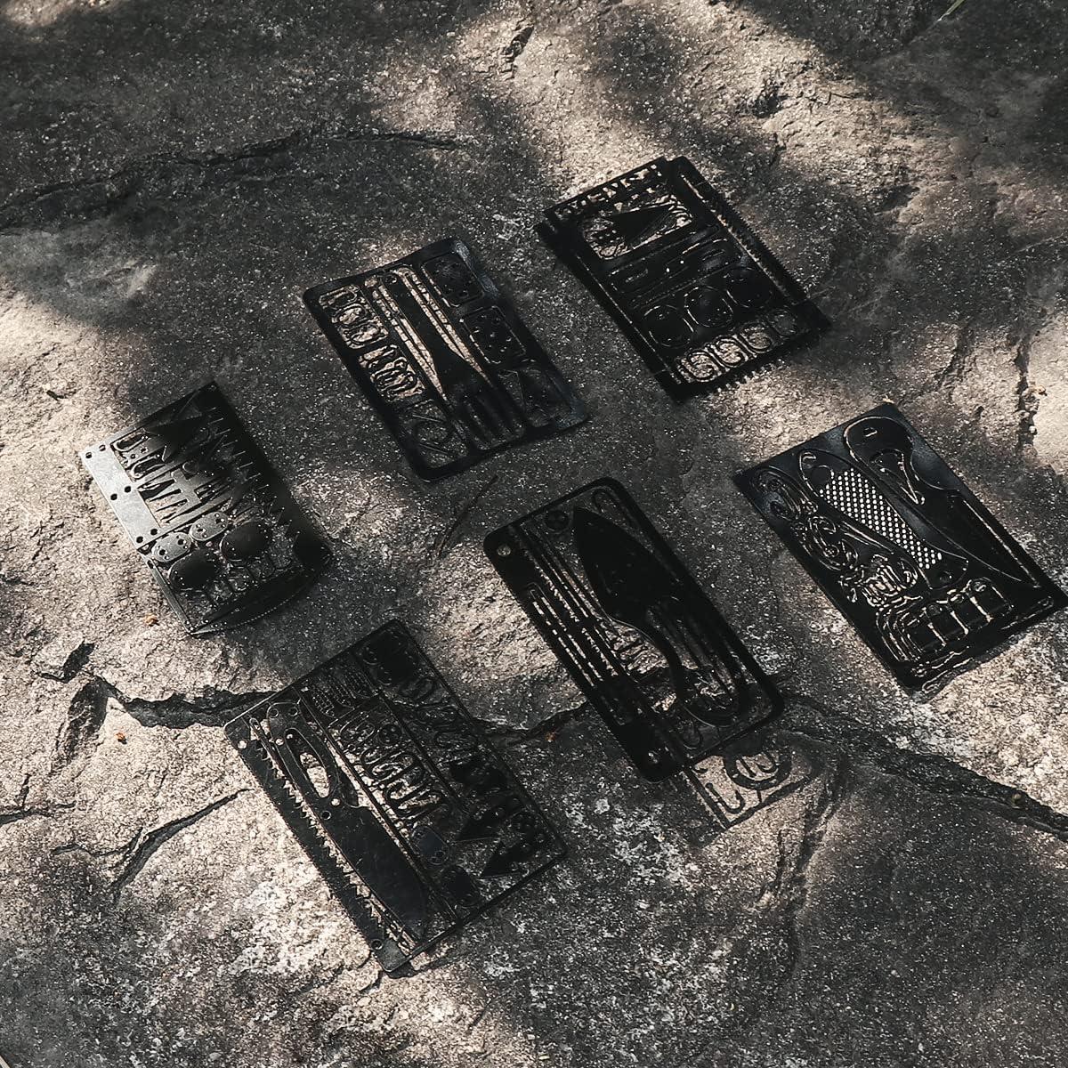 Tarjeta Multiherramienta de Supervivencia PSKOOK 12 Pcs