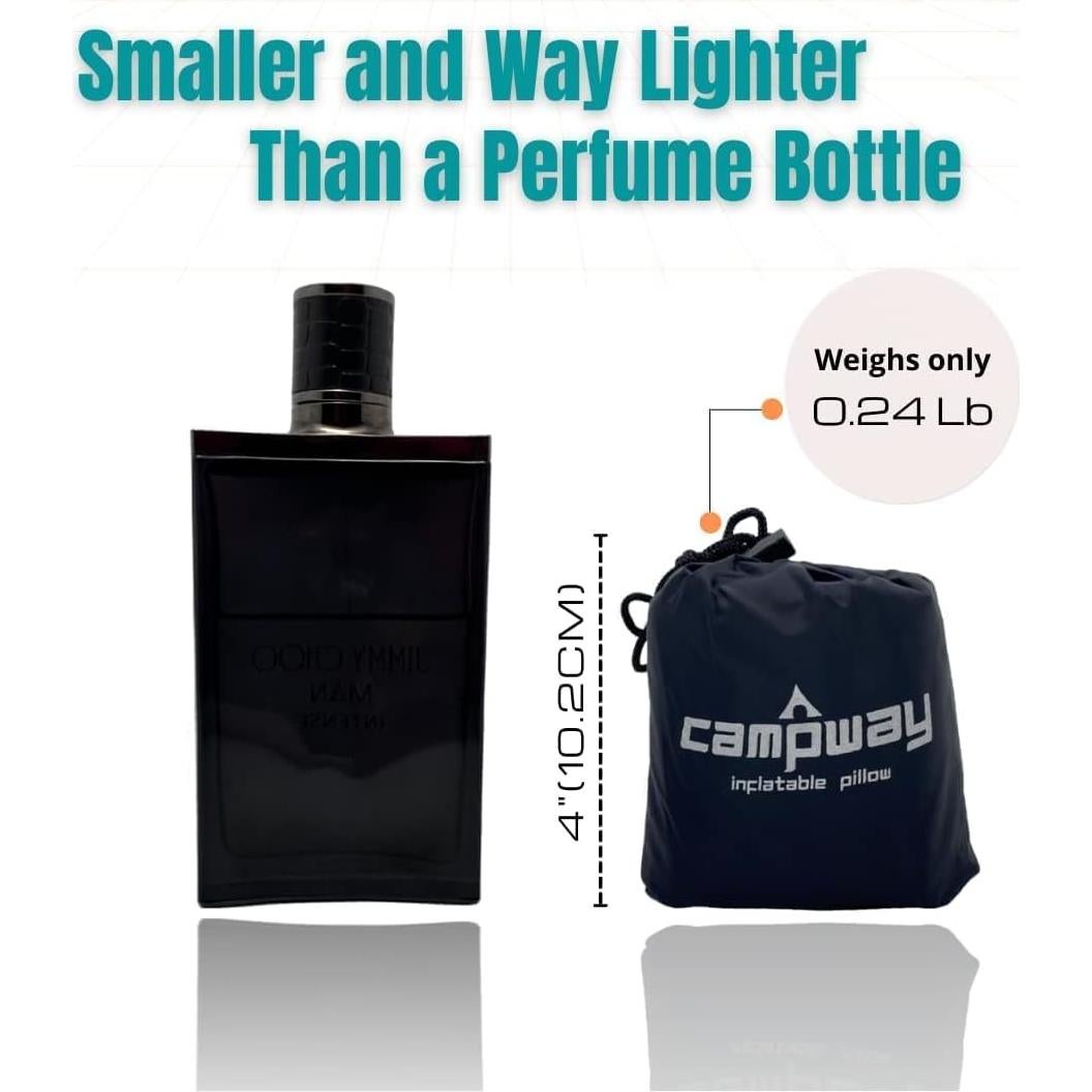 Almohada Inflable CAMPWAY MIRI para Camping y Viajes - Camuflaje