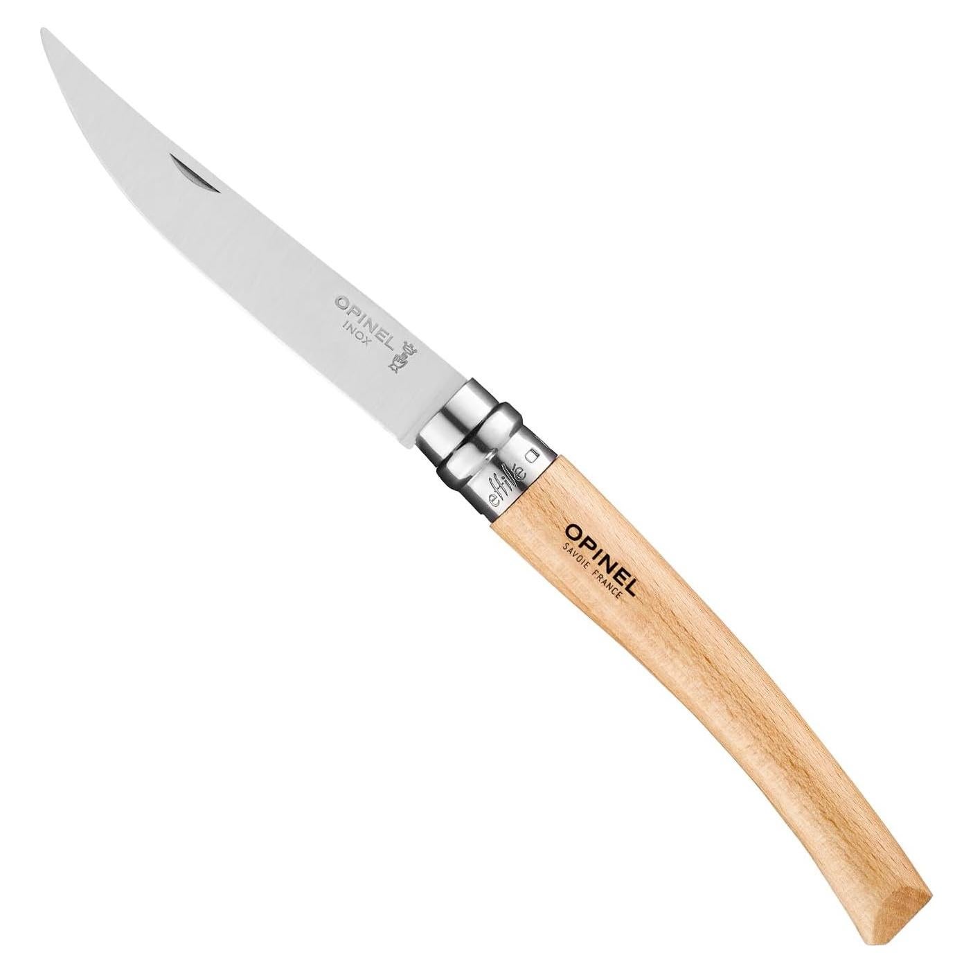 Cuchillo de Filete Plegable Opinel Effilés No. 10 Madera de Haya