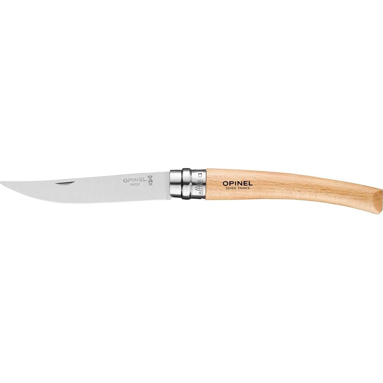 Cuchillo de Filete Plegable Opinel Effilés No. 10 Madera de Haya