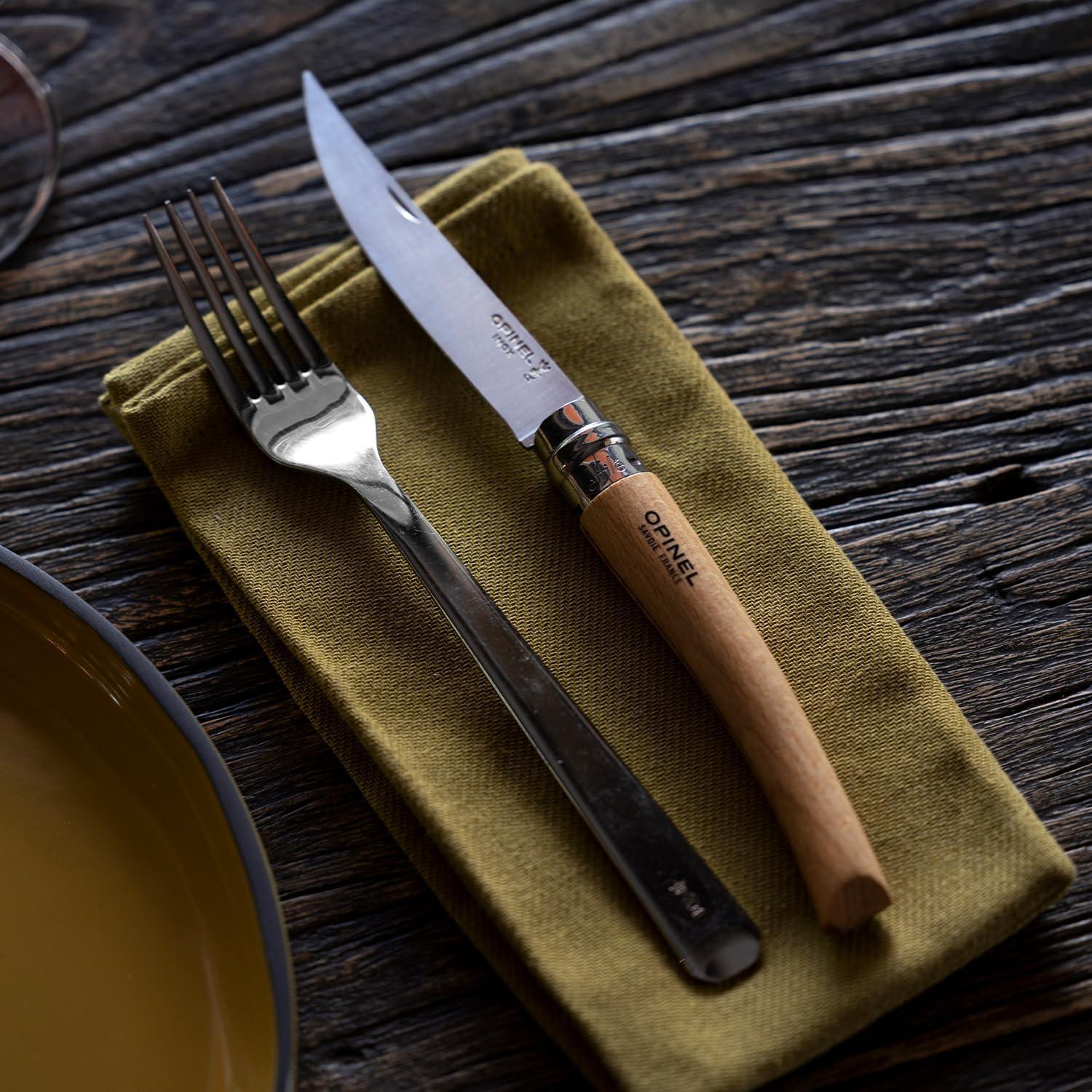 Cuchillo de Filete Plegable Opinel Effilés No. 10 Madera de Haya