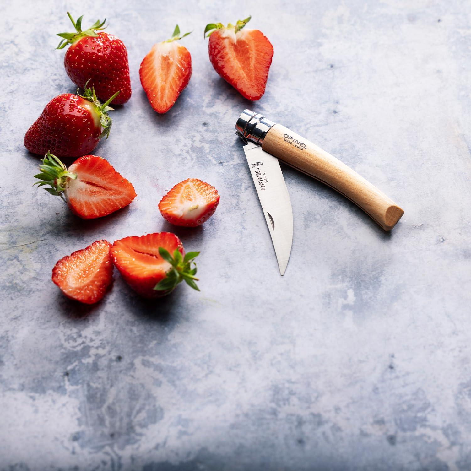 Cuchillo de Filete Plegable Opinel Effilés No. 10 Madera de Haya