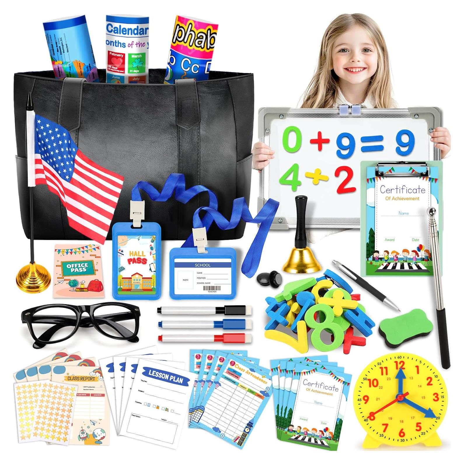 Juego de Rol Escolar para Niñas Loscola 4-12 Años