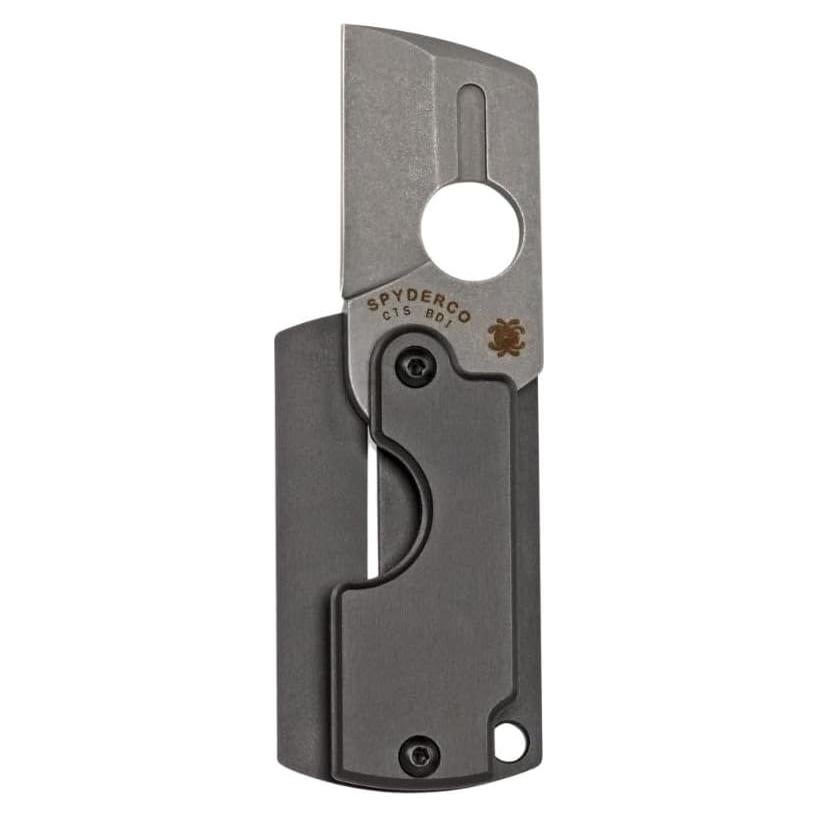 Cuchillo Plegable Spyderco Dog Tag Gen 4 Aluminio 3.0 cm