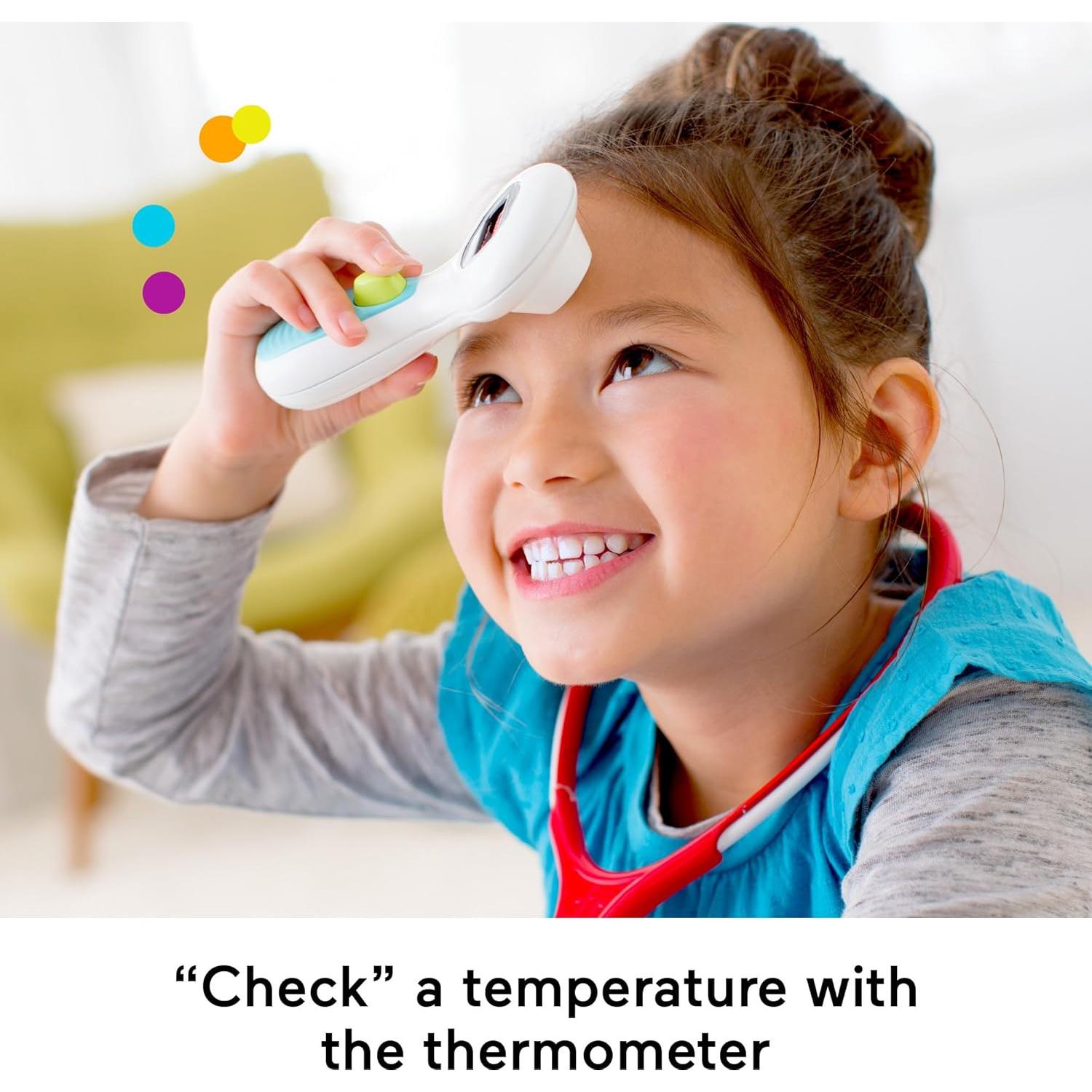 Kit Médico Fisher-Price 7 Piezas Juego de Rol Niños 3+