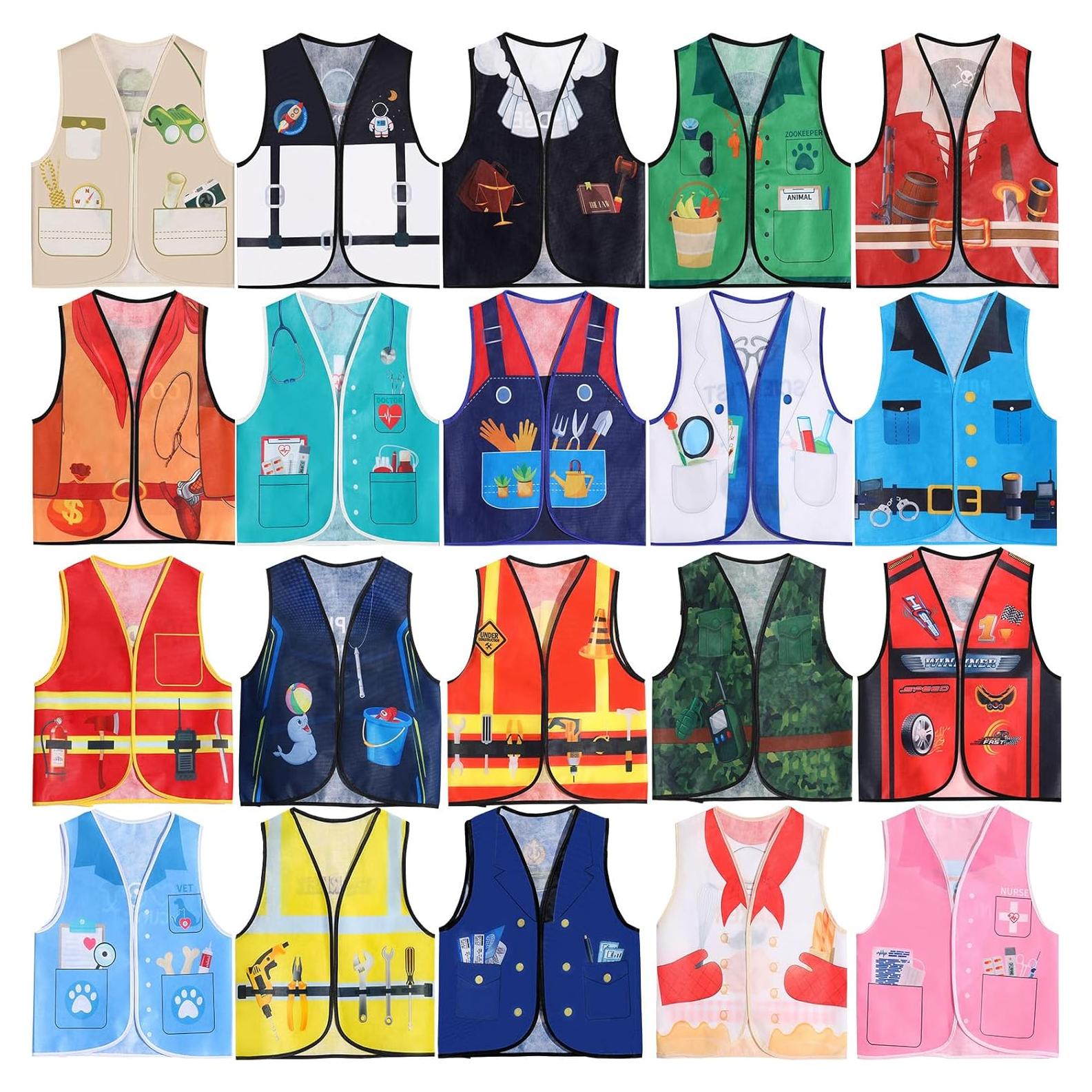 Conjunto de 20 Disfraces de Juego de Roles para Niños