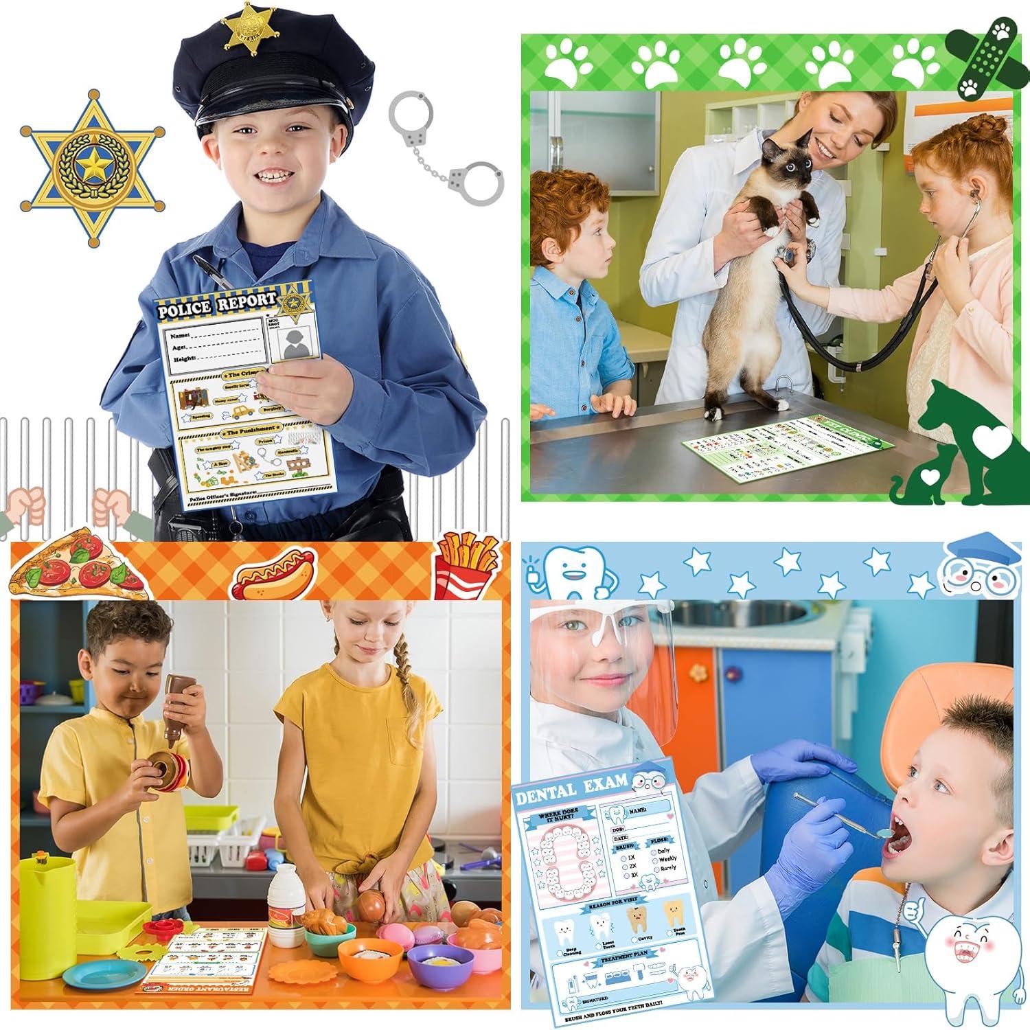 Eaasty 6 Notepads de Juego de Imaginación 40 Páginas