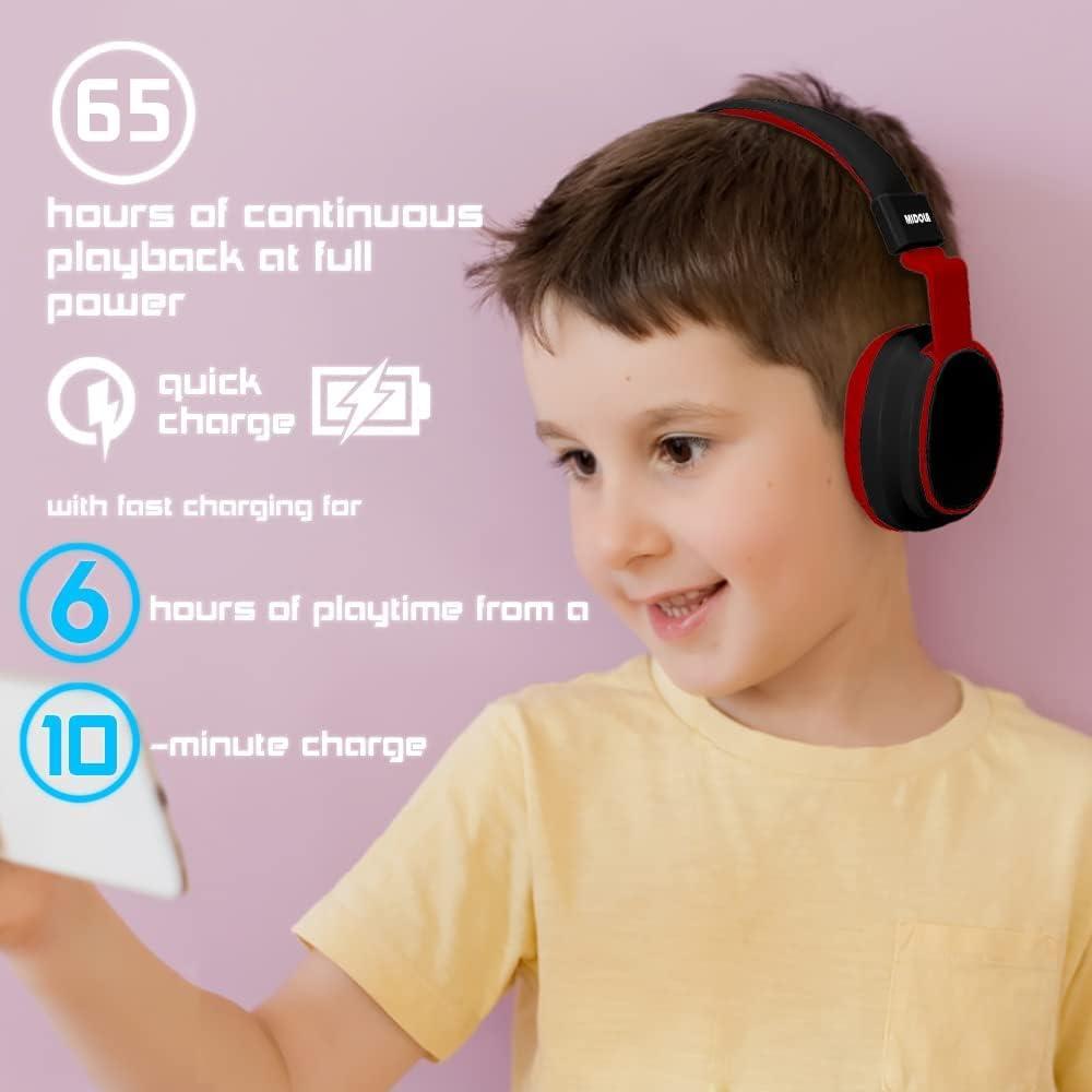Auriculares Inalámbricos MIDOLA para Niños Bluetooth 5.3 60H