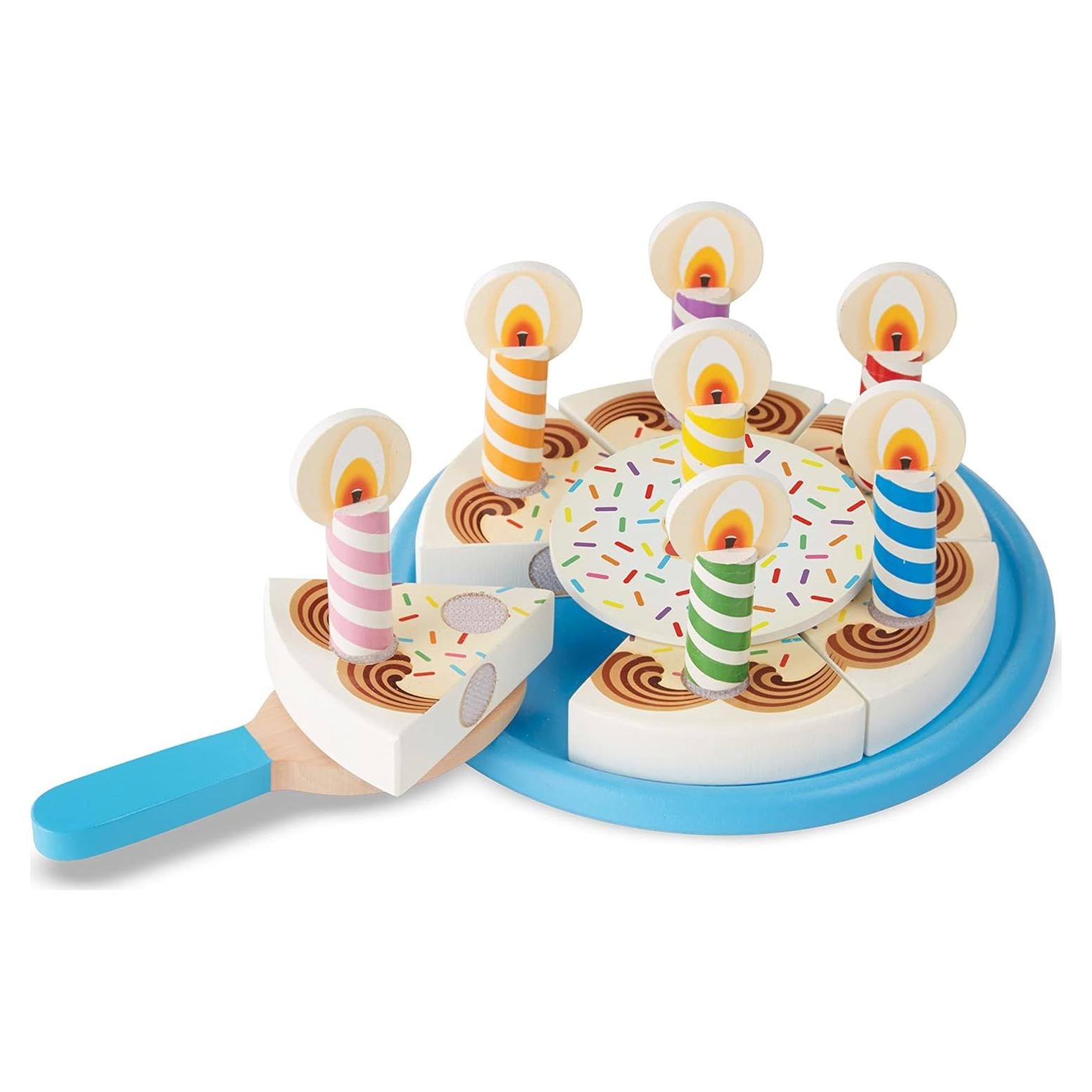 Pastel de Cumpleaños de Madera Melissa & Doug 34 Piezas