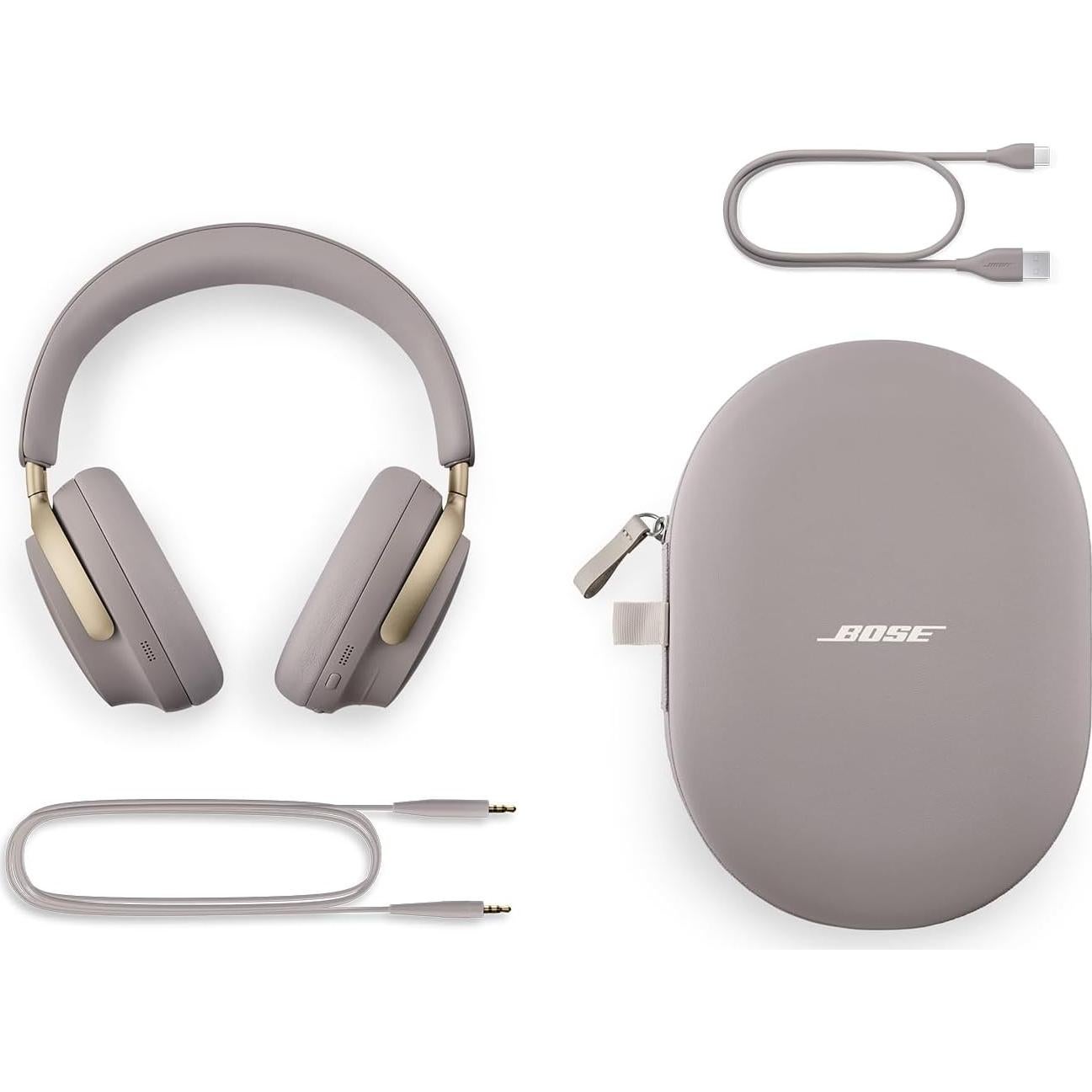 Auriculares Bose QuietComfort Ultra - Inalámbricos con Cancelación de Ruido - Arena
