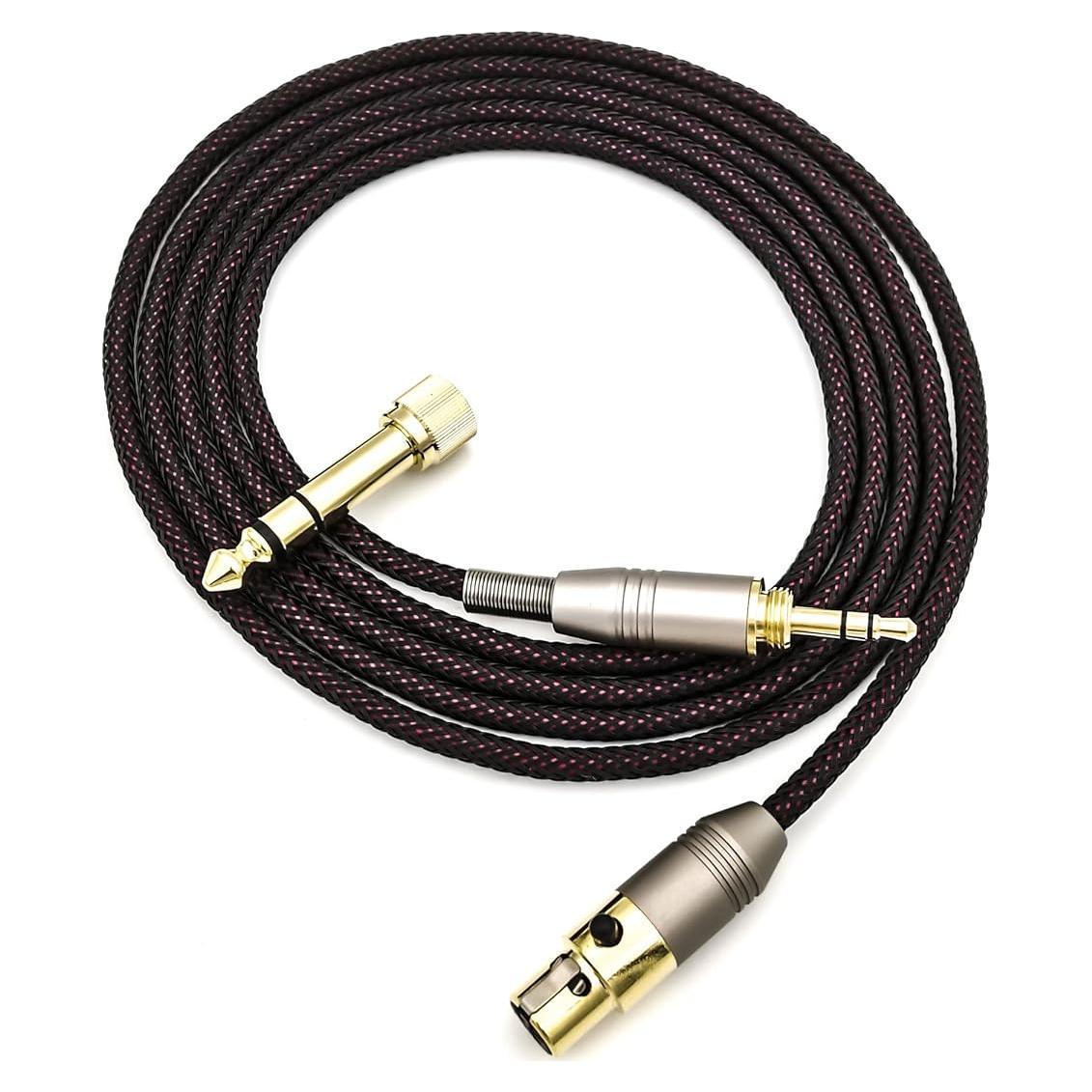 Cable de Reemplazo HIFI Trenzado 1.2m para AKG y Pioneer