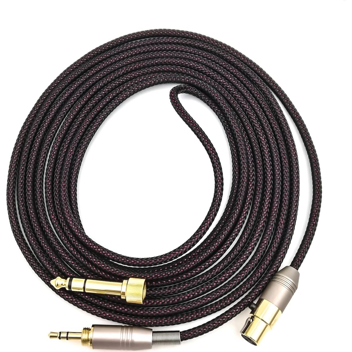 Cable de Reemplazo HIFI Trenzado 1.2m para AKG y Pioneer