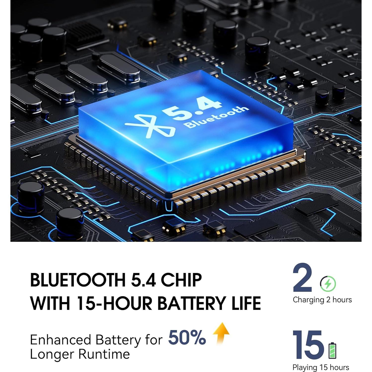 MUSICOZY Máscara de Sueño Bluetooth de Seda Morera Ajustable