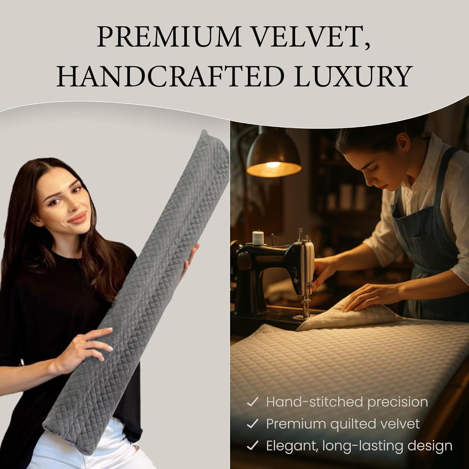 Tapón de Draft Ciieyuo 30-36" Ajustable, Sello a Prueba de Viento