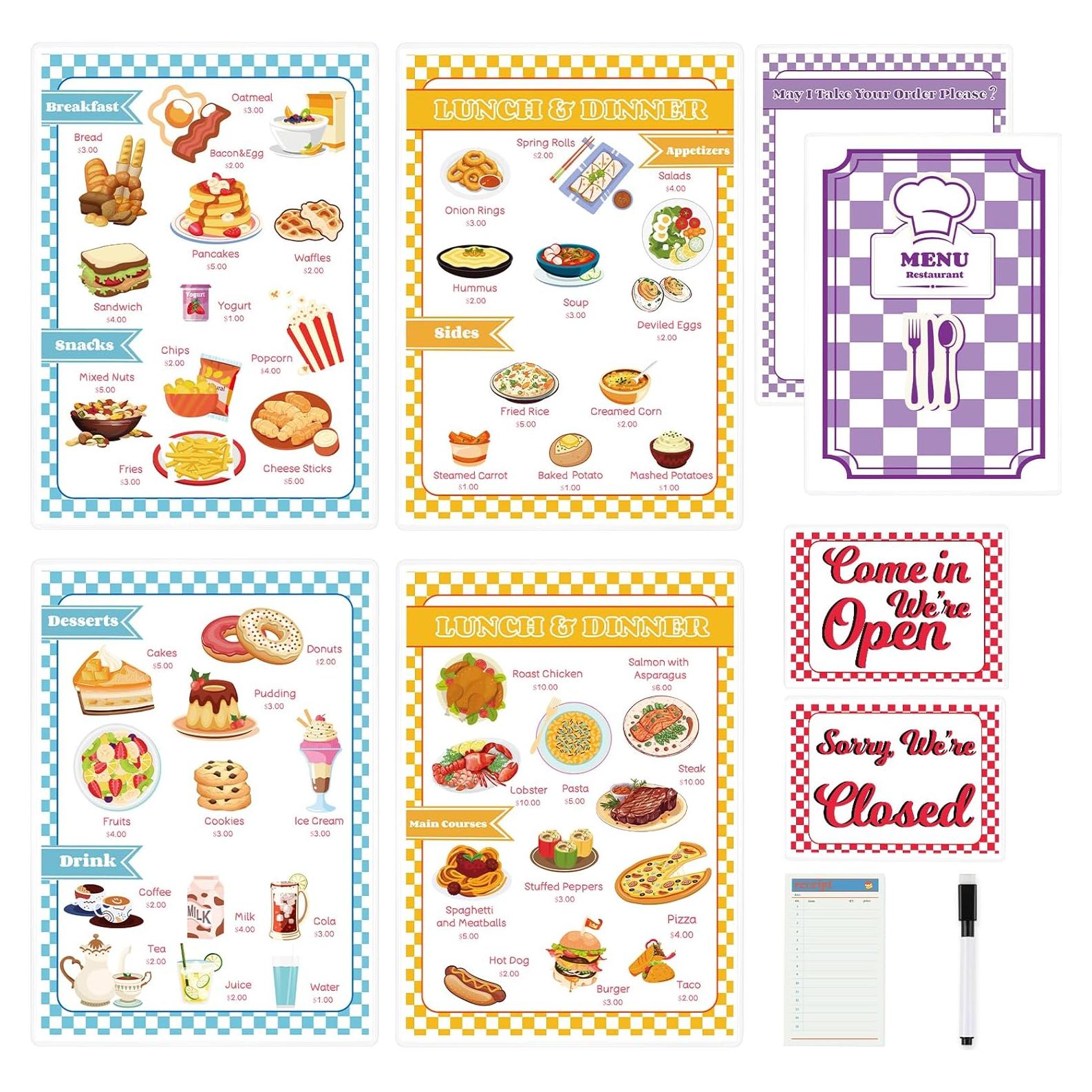 Juego de Restaurante Imaginación SHIQIKEJIPTY 6 Piezas