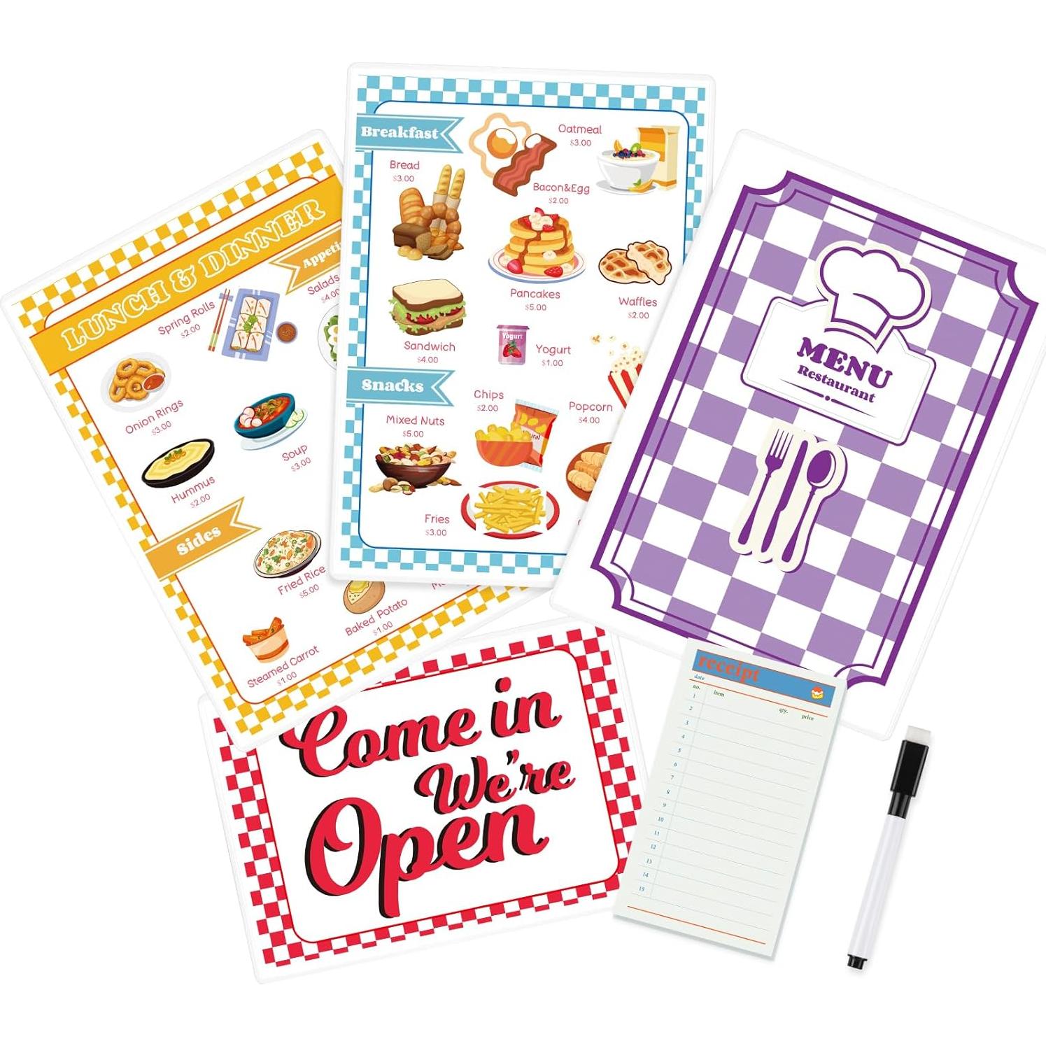 Juego de Restaurante Imaginación SHIQIKEJIPTY 6 Piezas