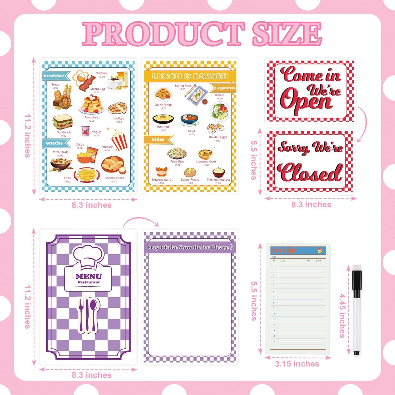 Juego de Restaurante Imaginación SHIQIKEJIPTY 6 Piezas