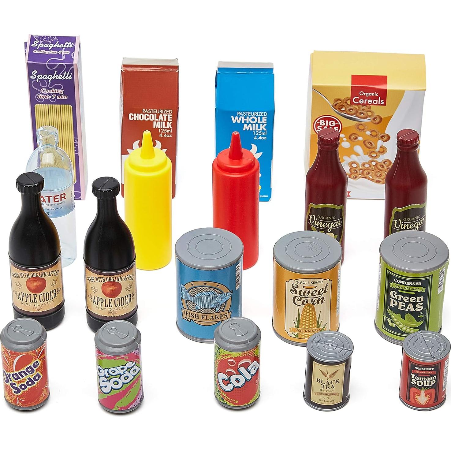 Set de Comida de Juguete Amazon Basics 150 Piezas Multicolor