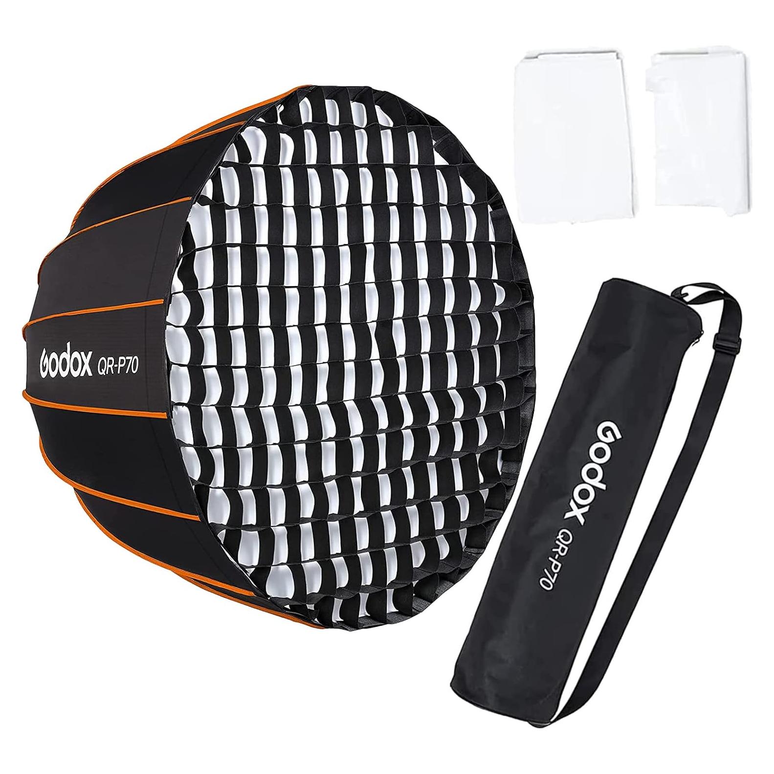 Softbox Parabólico Godox QR-P70 69.85 cm Montaje Bowens