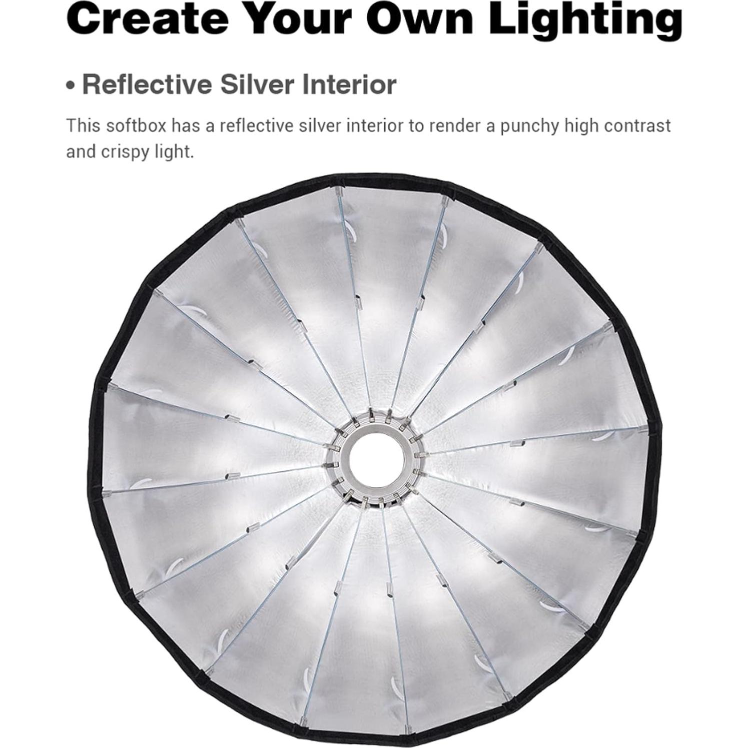 Softbox Parabólico Godox QR-P70 69.85 cm Montaje Bowens